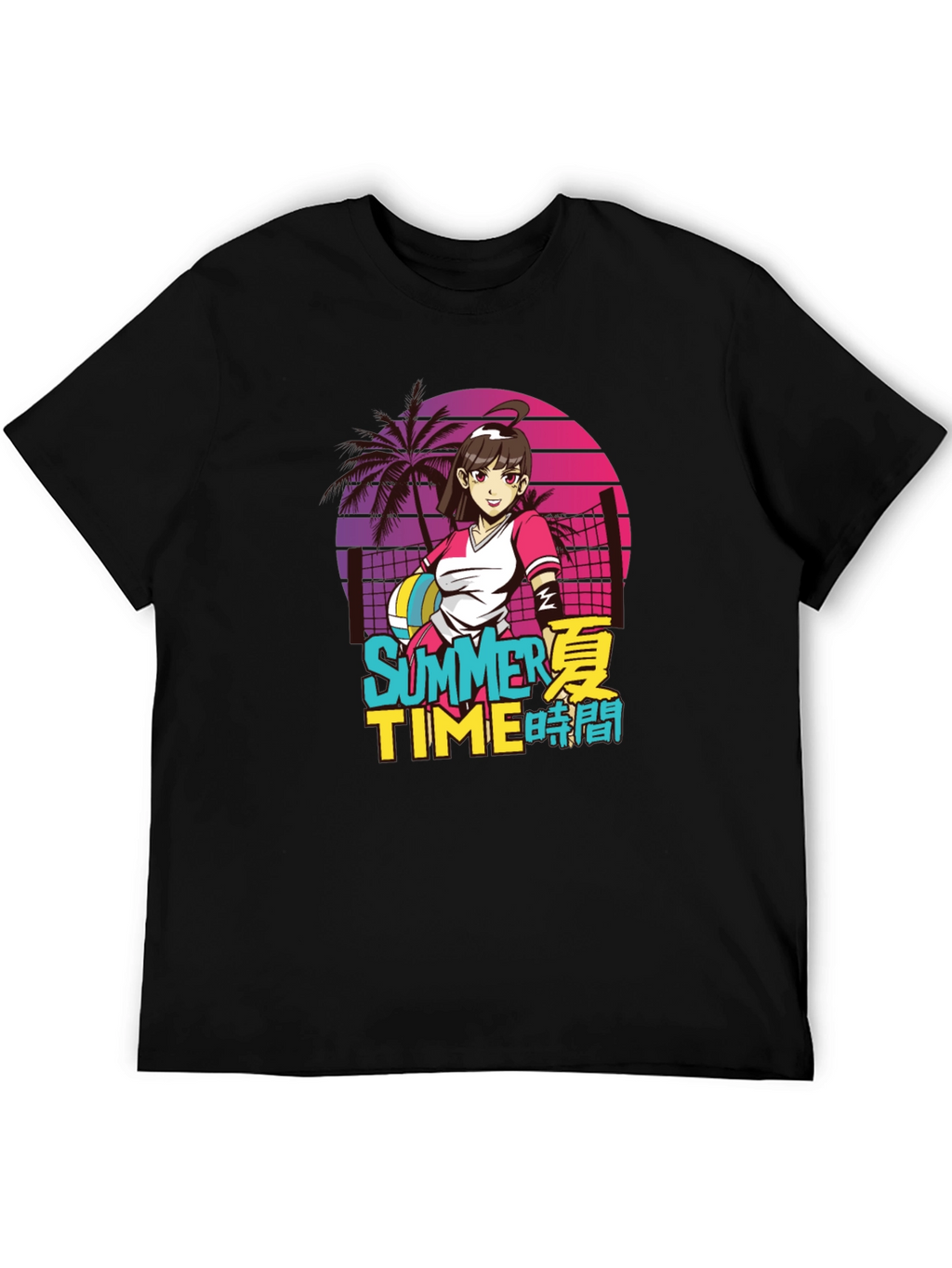 Anime Summer Time Graphic Tee