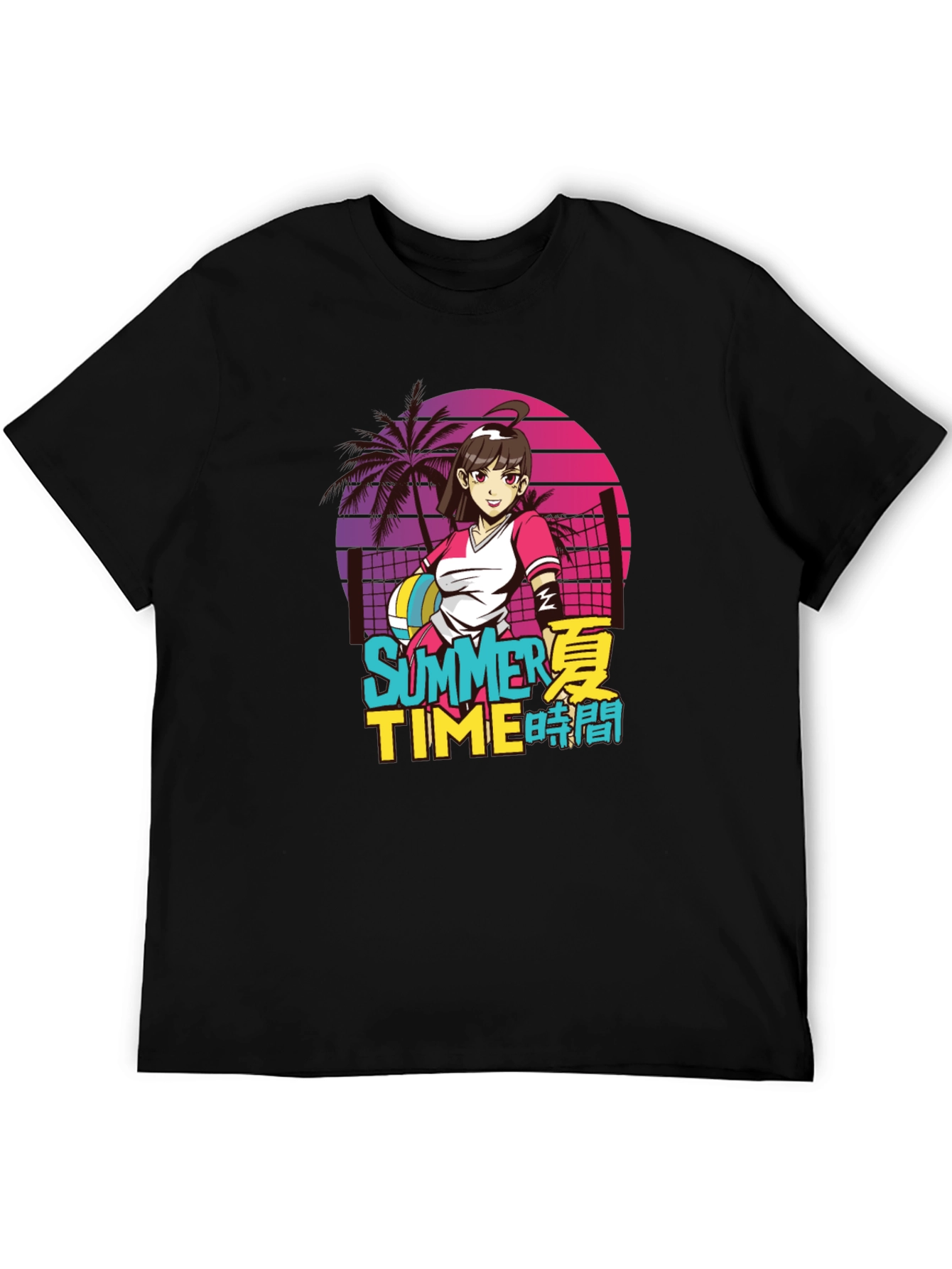 Anime Summer Time Graphic Tee
