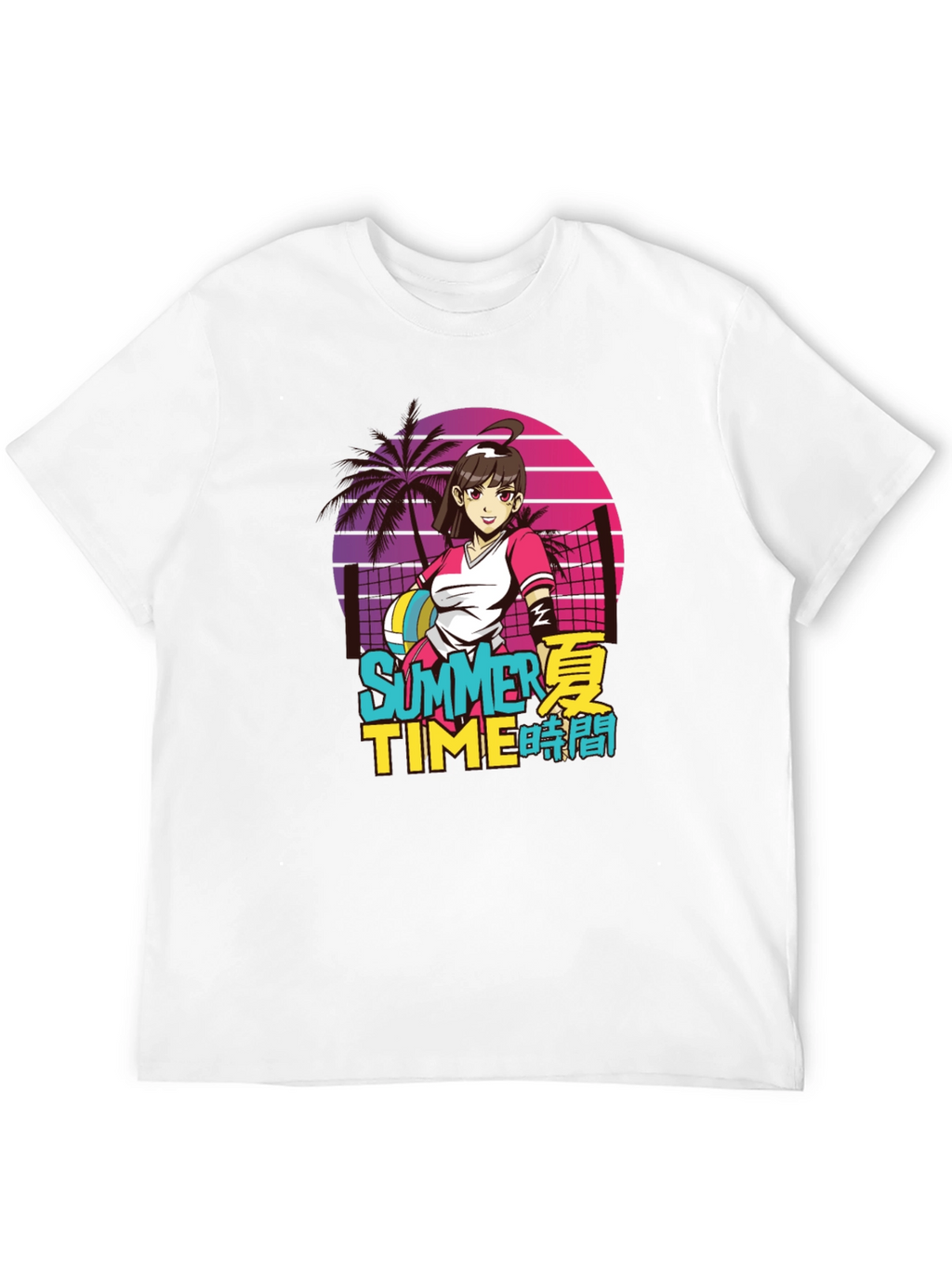 Anime Summer Time Graphic Tee