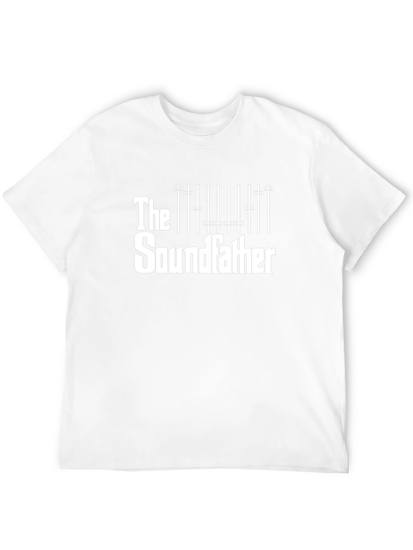 The Soundfather Black Graphic Tee - Music Production Shirt