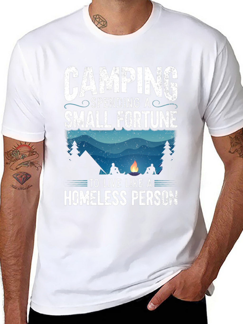 Camping Spending A Small Fortune T-Shirt