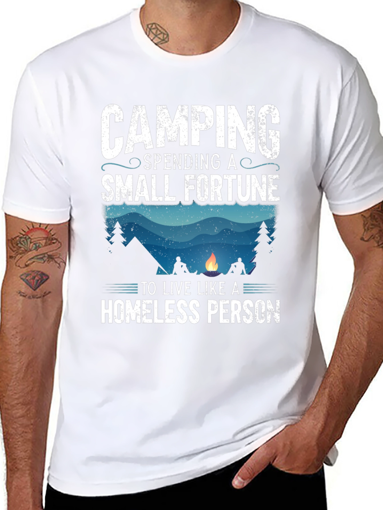 Camping Spending A Small Fortune T-Shirt