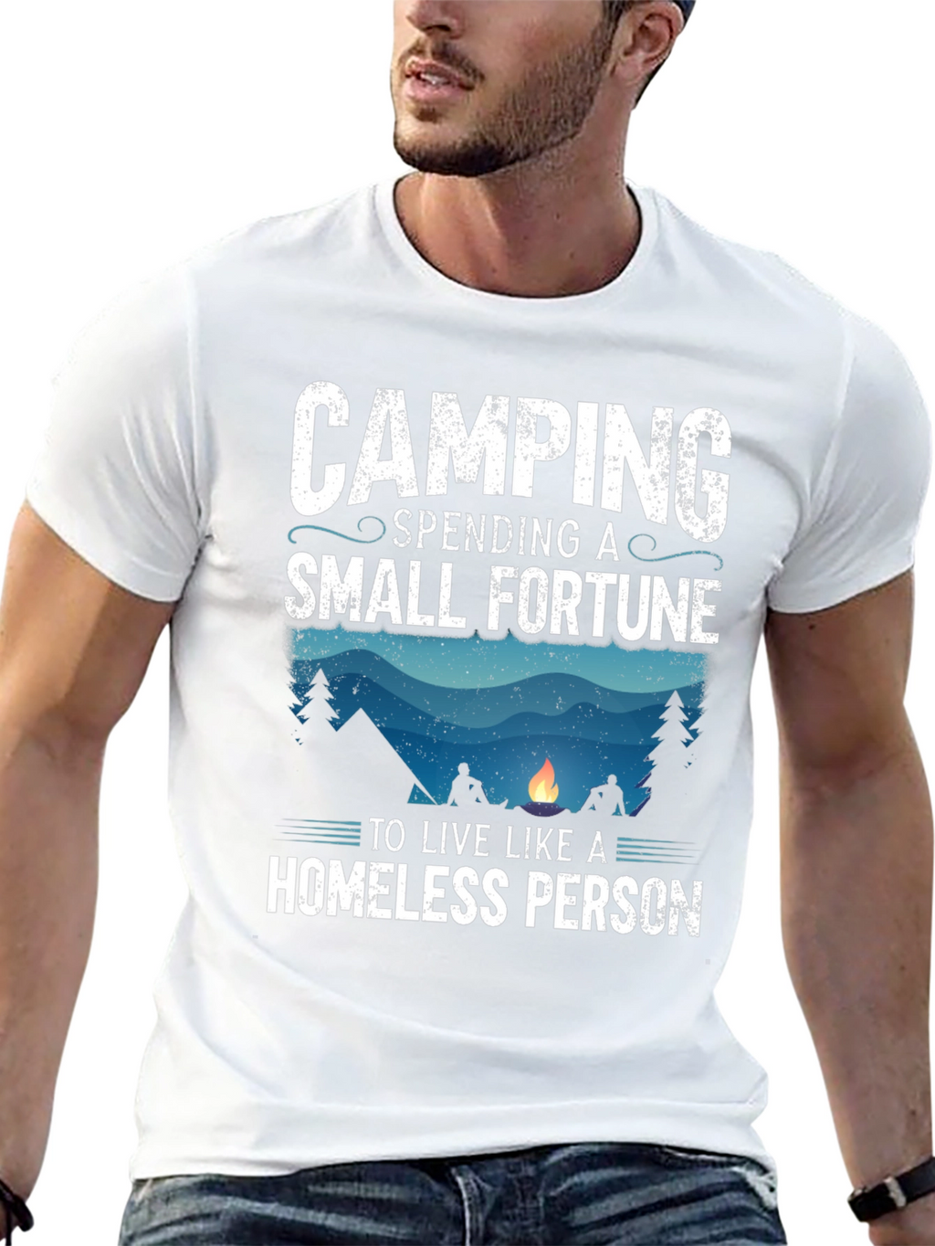 Camping Spending A Small Fortune T-Shirt