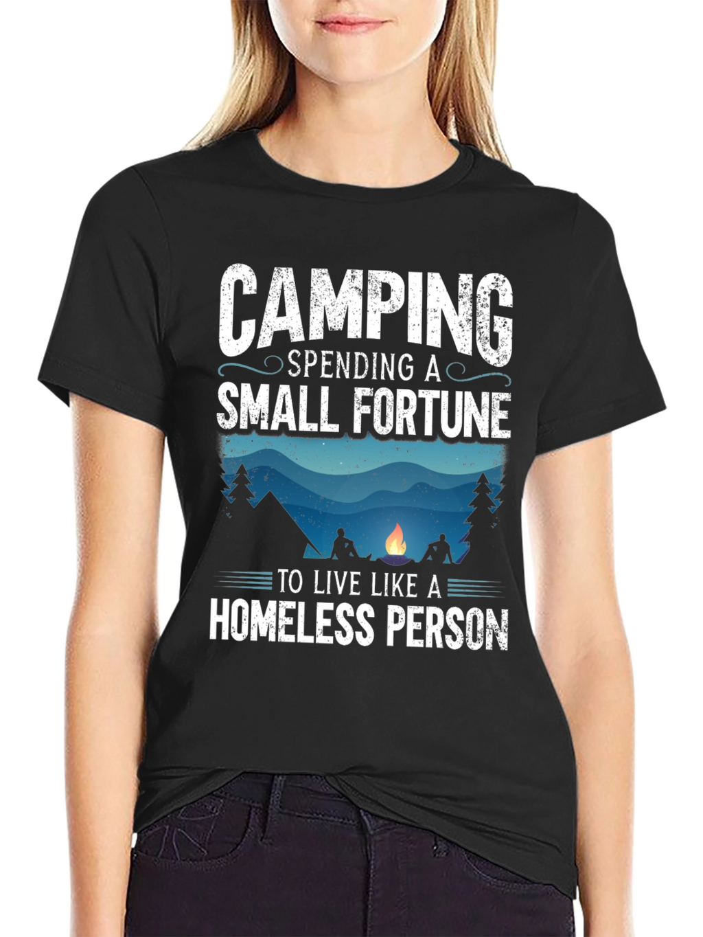 Camping Spending A Small Fortune T-Shirt