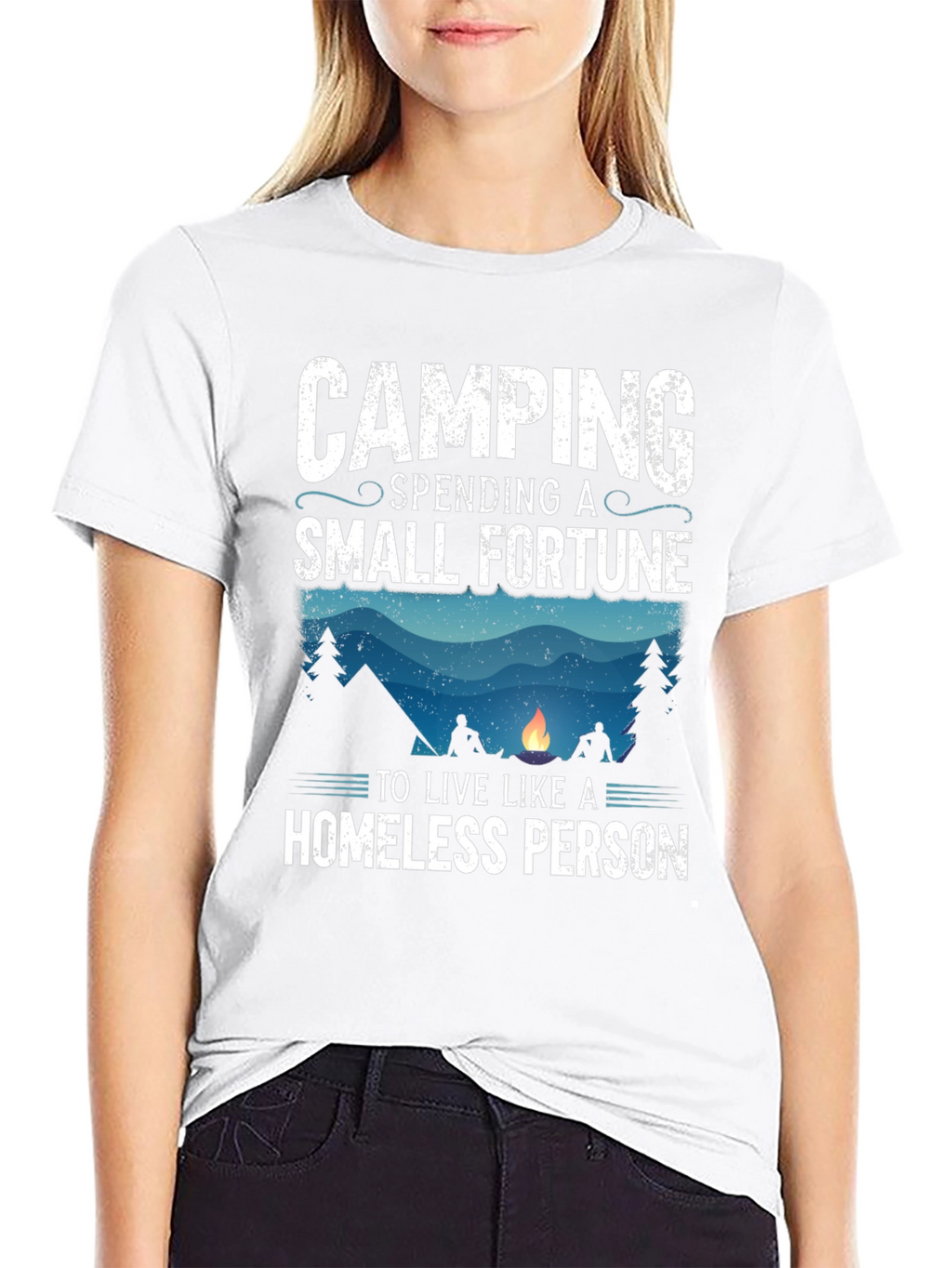 Camping Spending A Small Fortune T-Shirt
