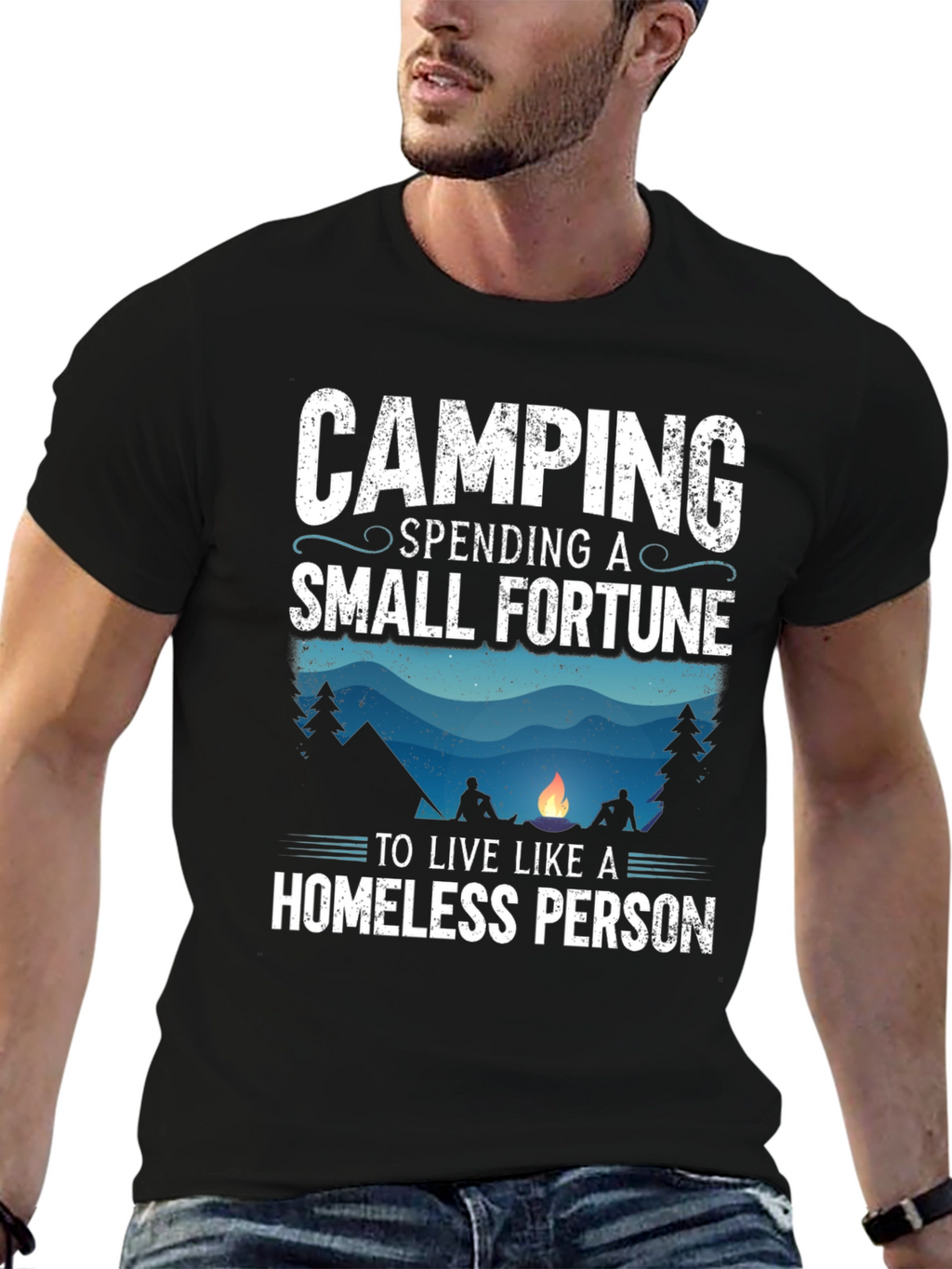 Camping Spending A Small Fortune T-Shirt