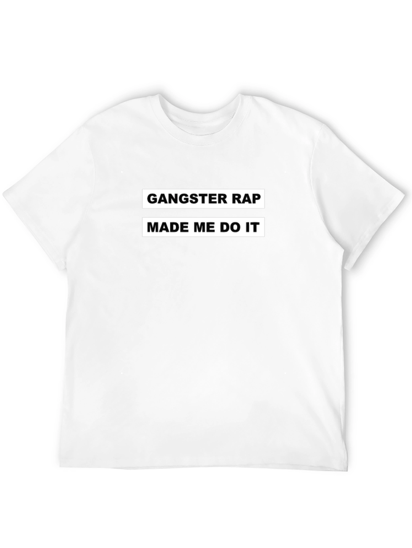 Gangster Rap Made Me Do It Graphic Tee
