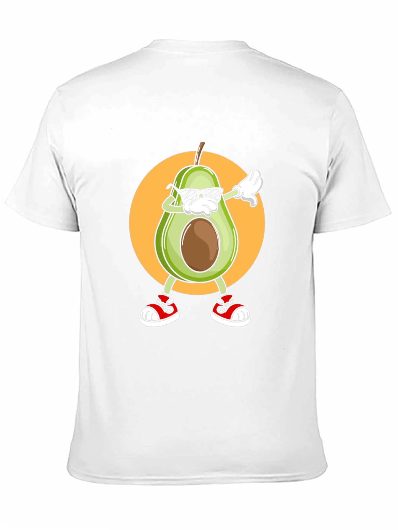 Dabbing Avocado Graphic T-Shirt - Trendy Fruit Tee