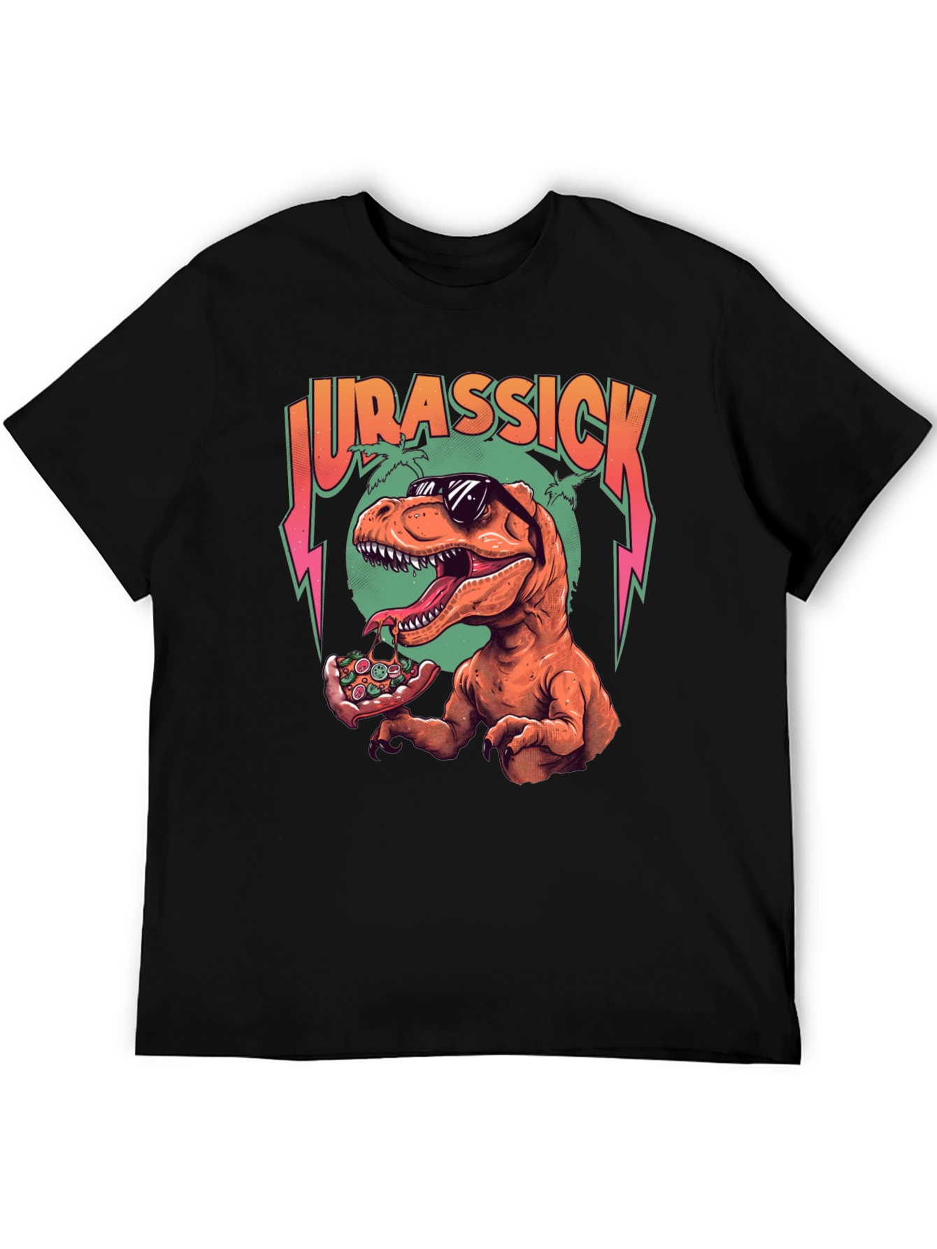 Jurassick T-Rex Pizza Graphic Tee