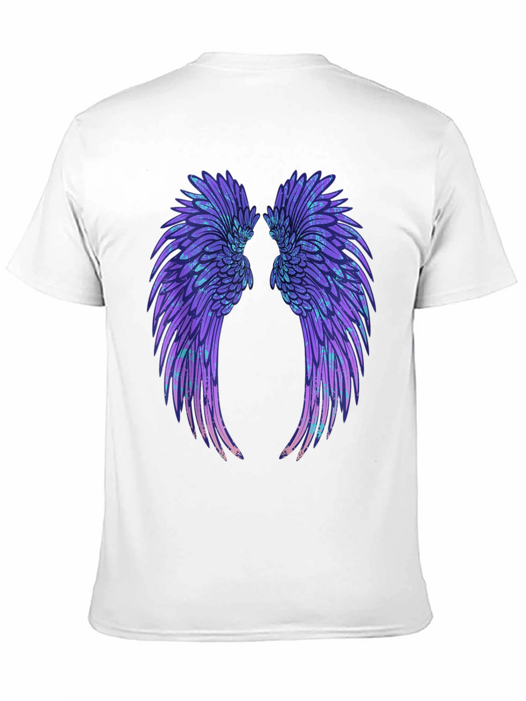 Angel Wings Graphic Black T-Shirt