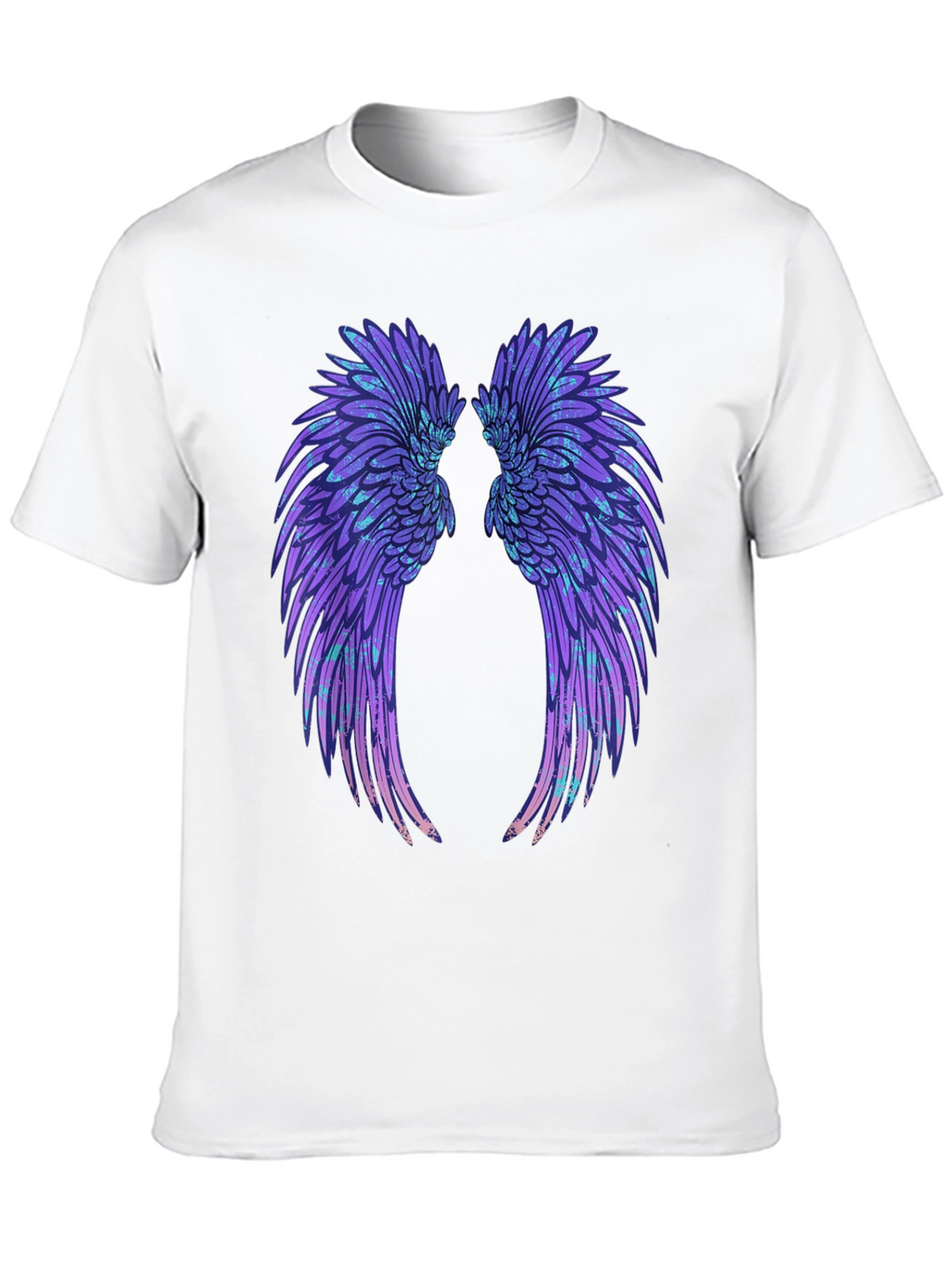 Angel Wings Graphic Black T-Shirt