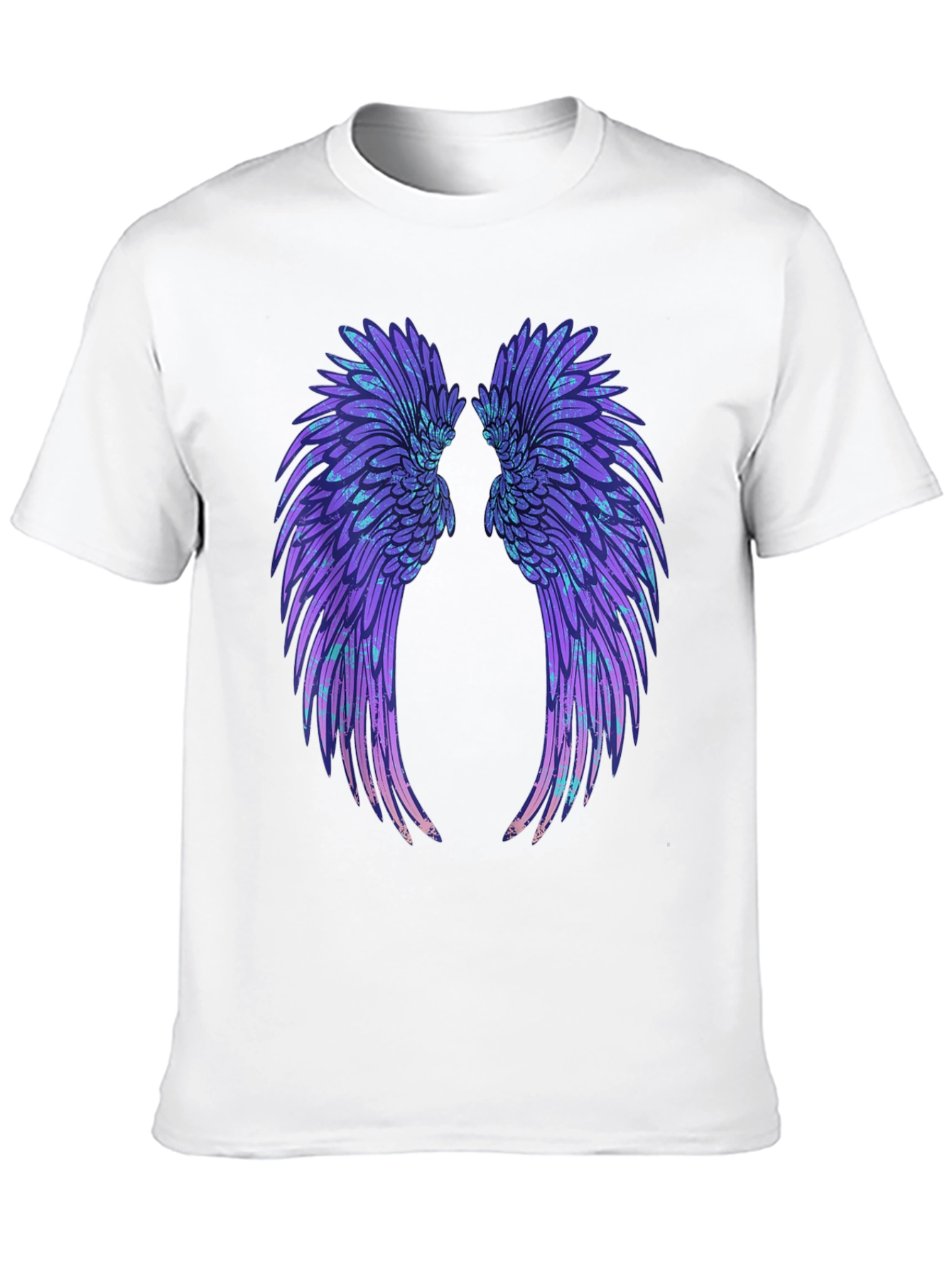 Angel Wings Graphic Black T-Shirt