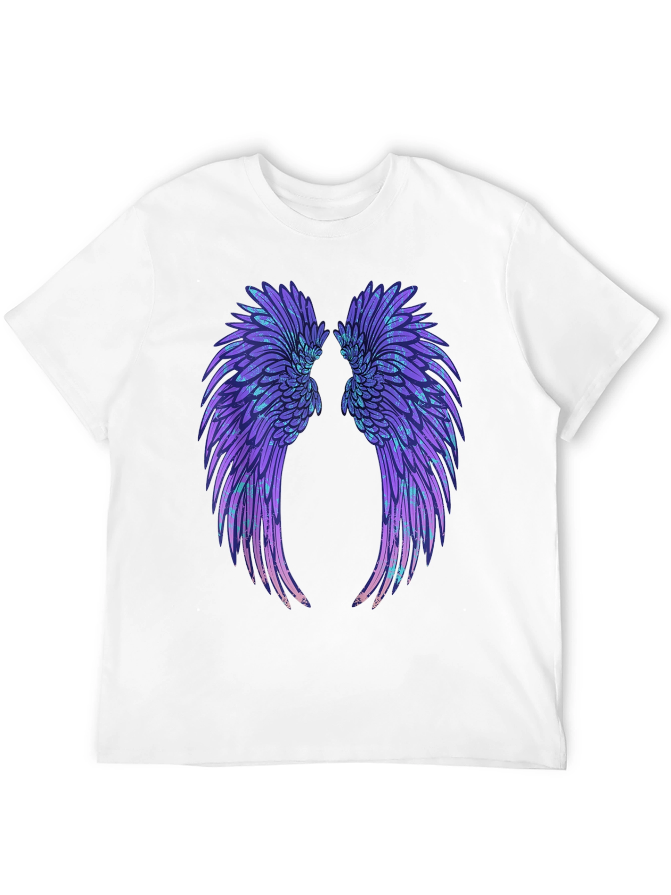 Angel Wings Graphic Black T-Shirt