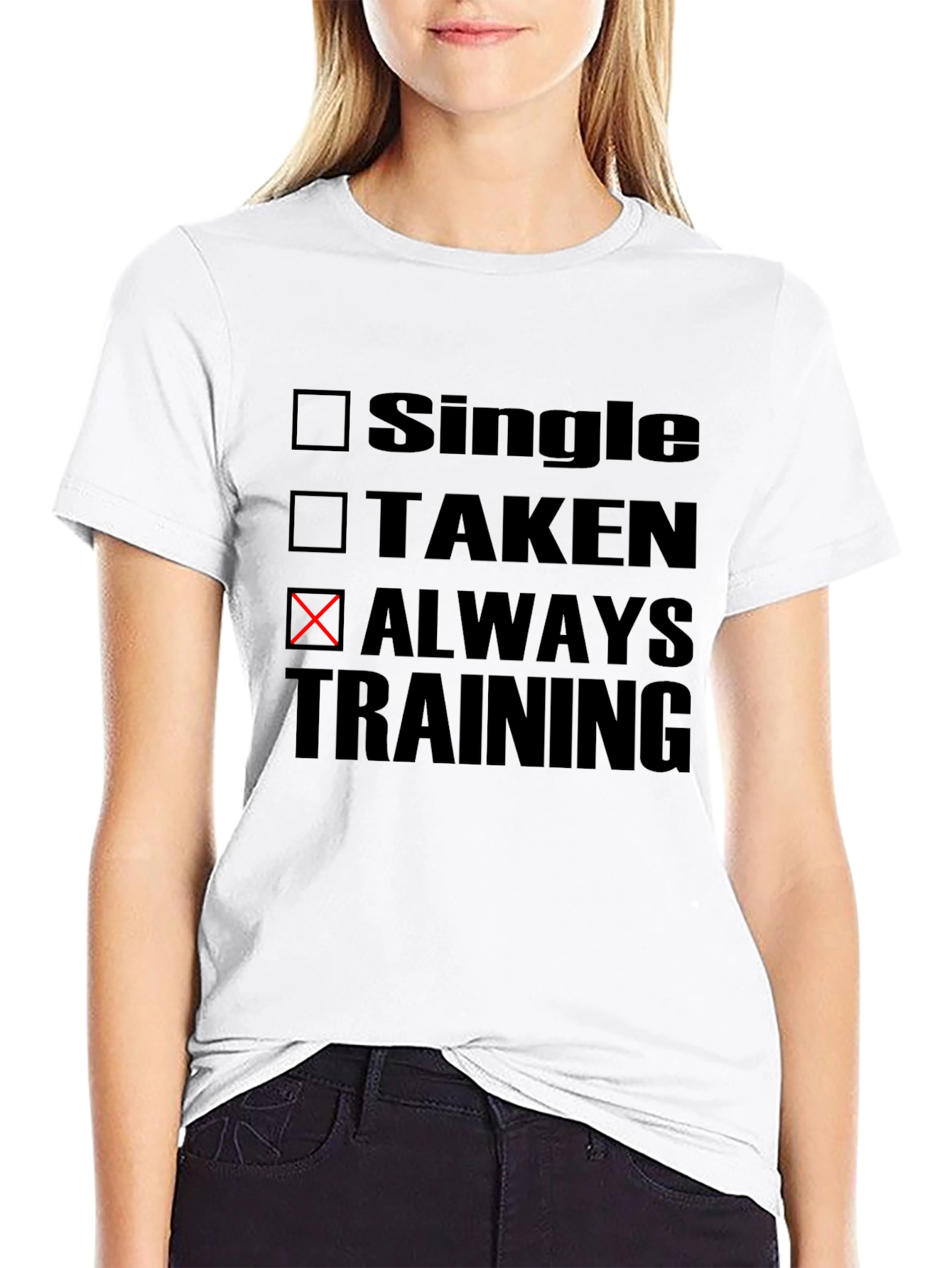 Always Training T-Shirt - Fitness Motivation