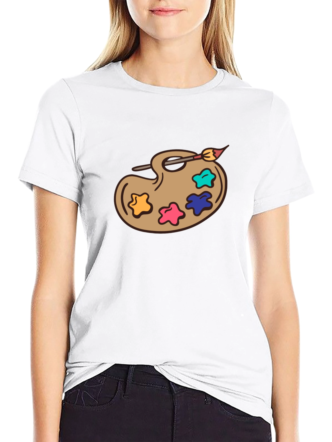 Artist Palette T-Shirt: Express Your Creativity!