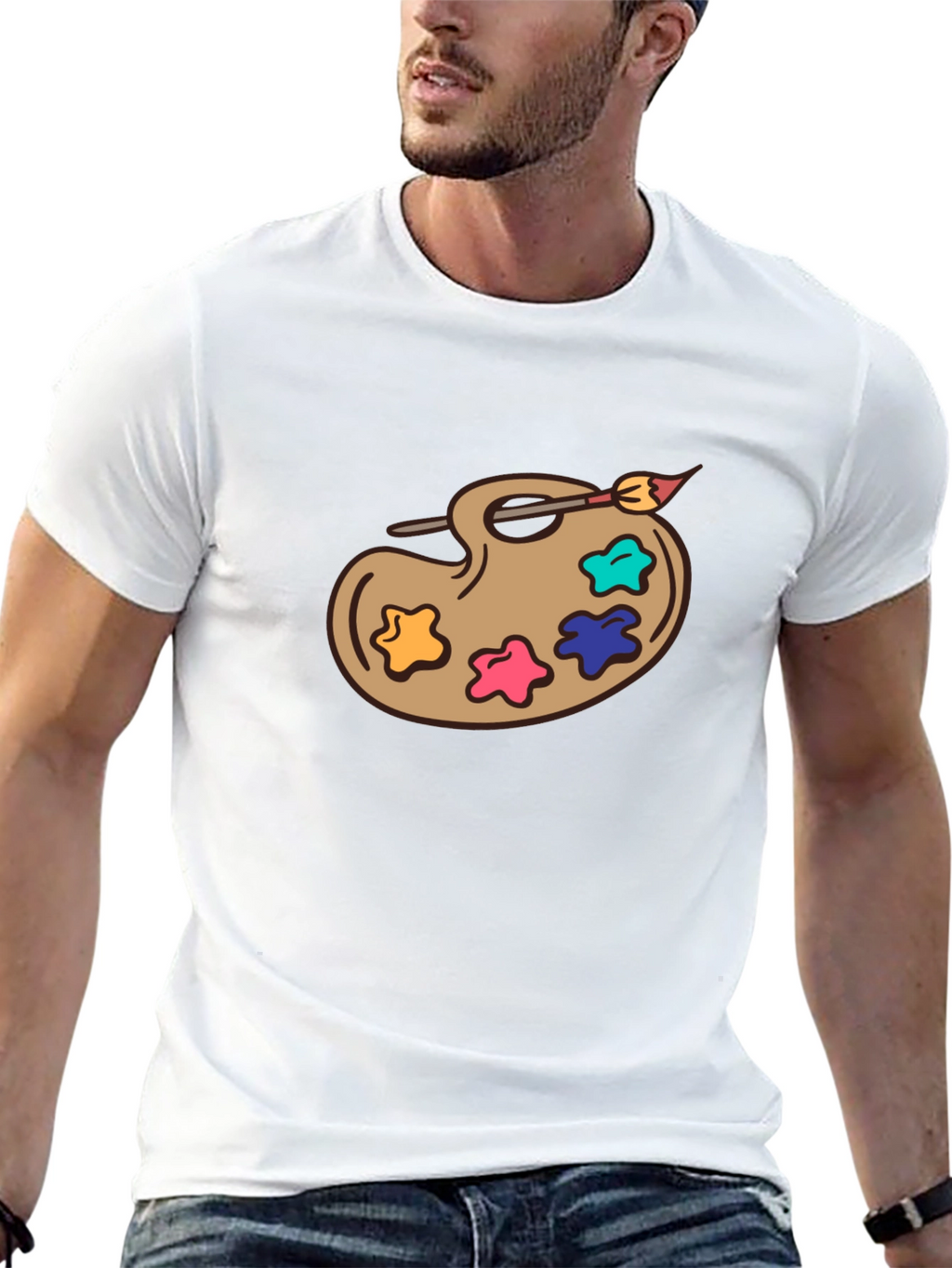 Artist Palette T-Shirt: Express Your Creativity!