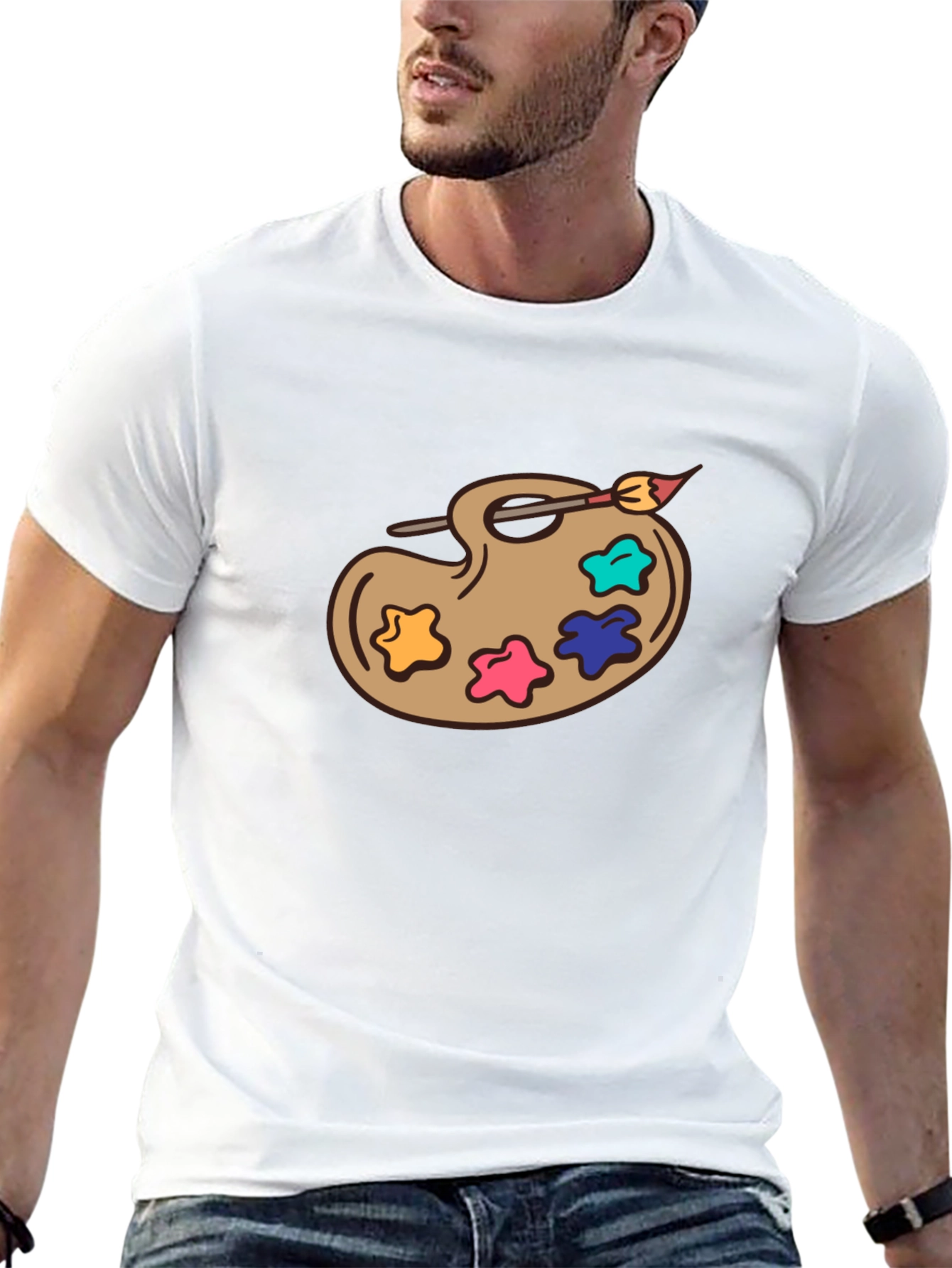 Artist Palette T-Shirt: Express Your Creativity!