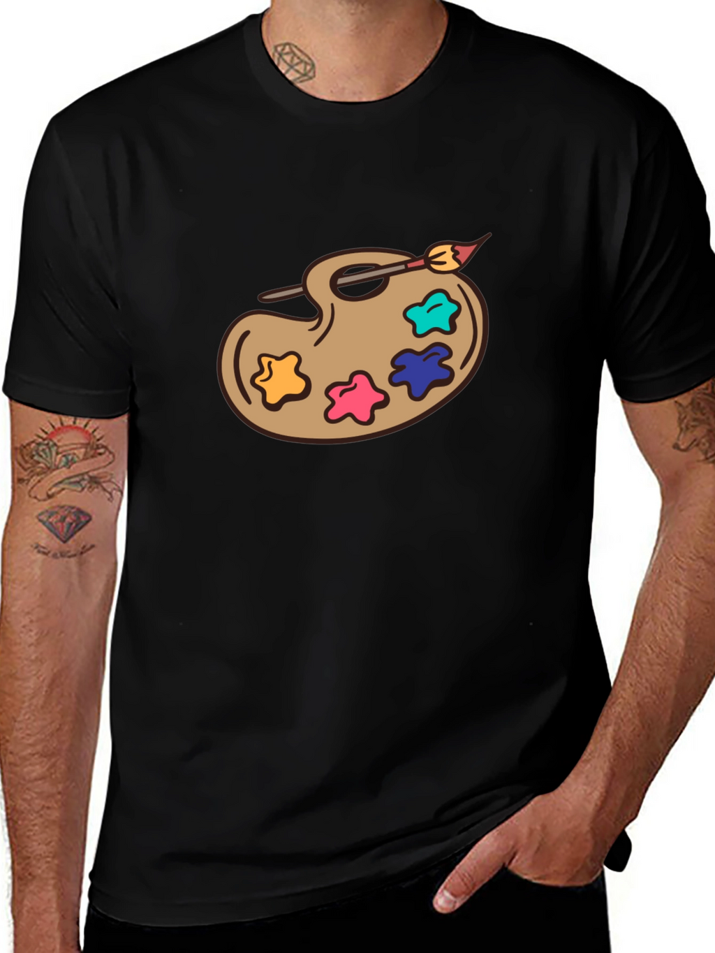 Artist Palette T-Shirt: Express Your Creativity!