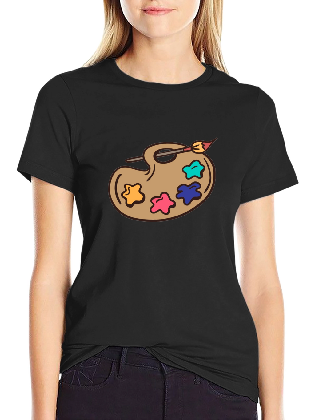 Artist Palette T-Shirt: Express Your Creativity!