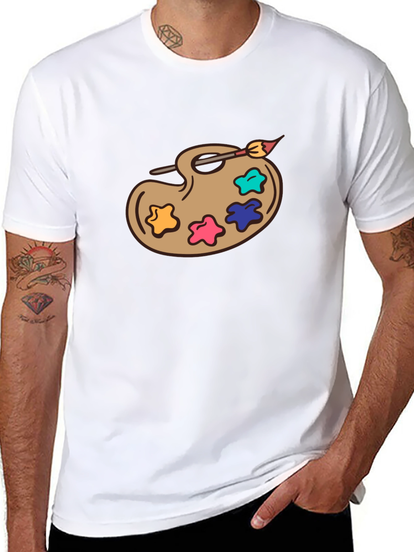 Artist Palette T-Shirt: Express Your Creativity!