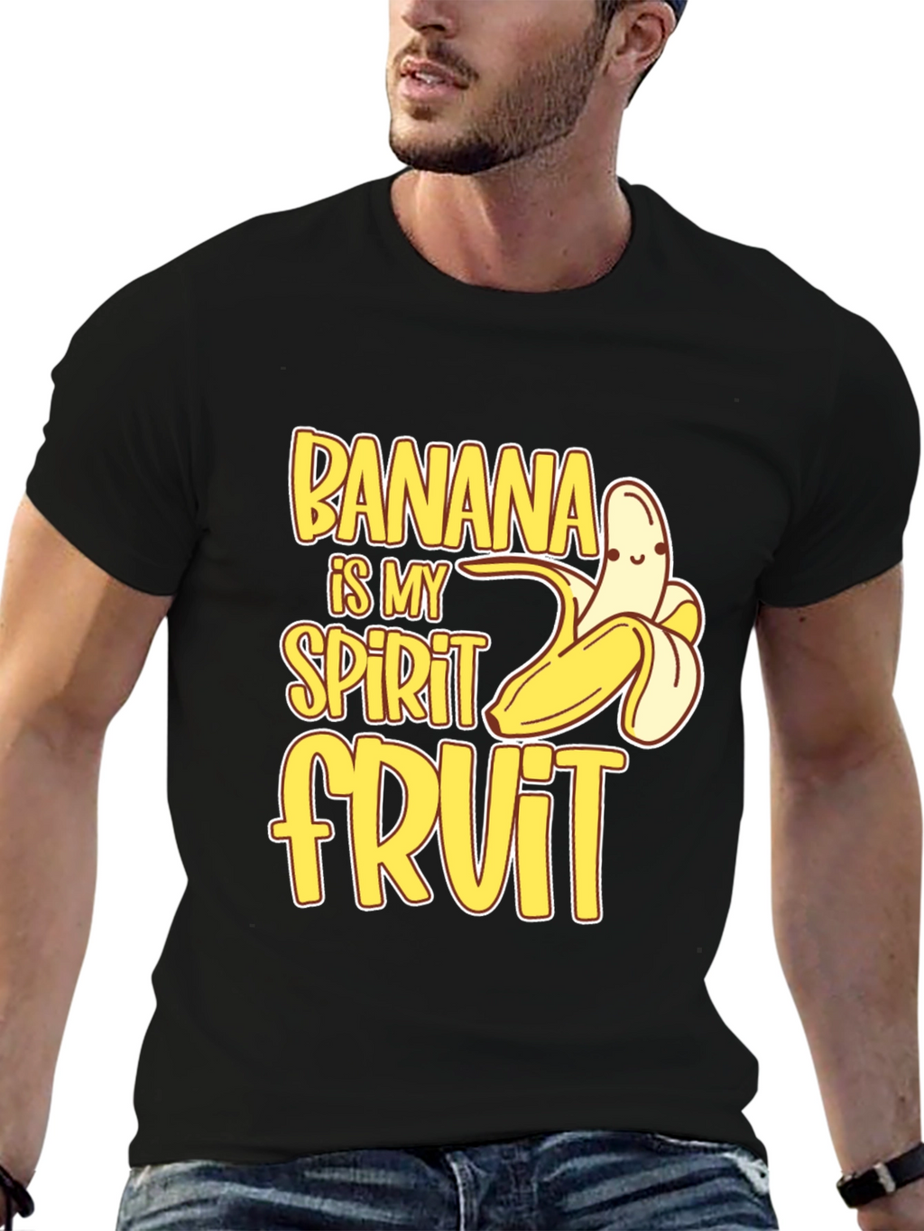 Banana Spirit Fruit T-Shirt Funny Graphic Tee