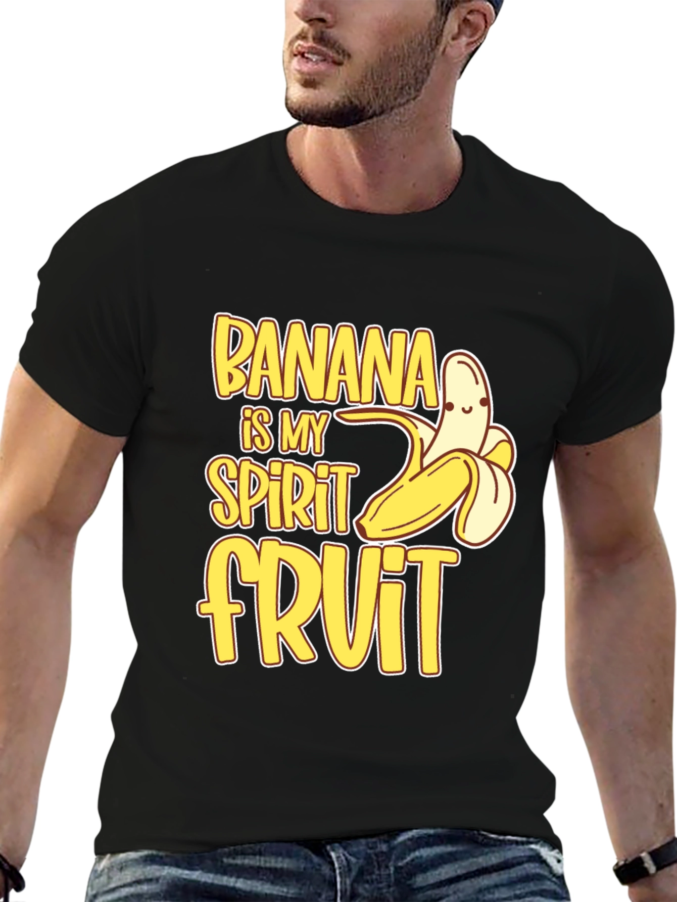 Banana Spirit Fruit T-Shirt Funny Graphic Tee