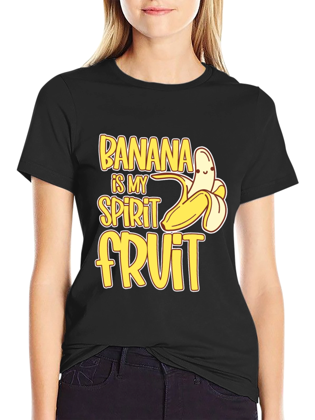 Banana Spirit Fruit T-Shirt Funny Graphic Tee