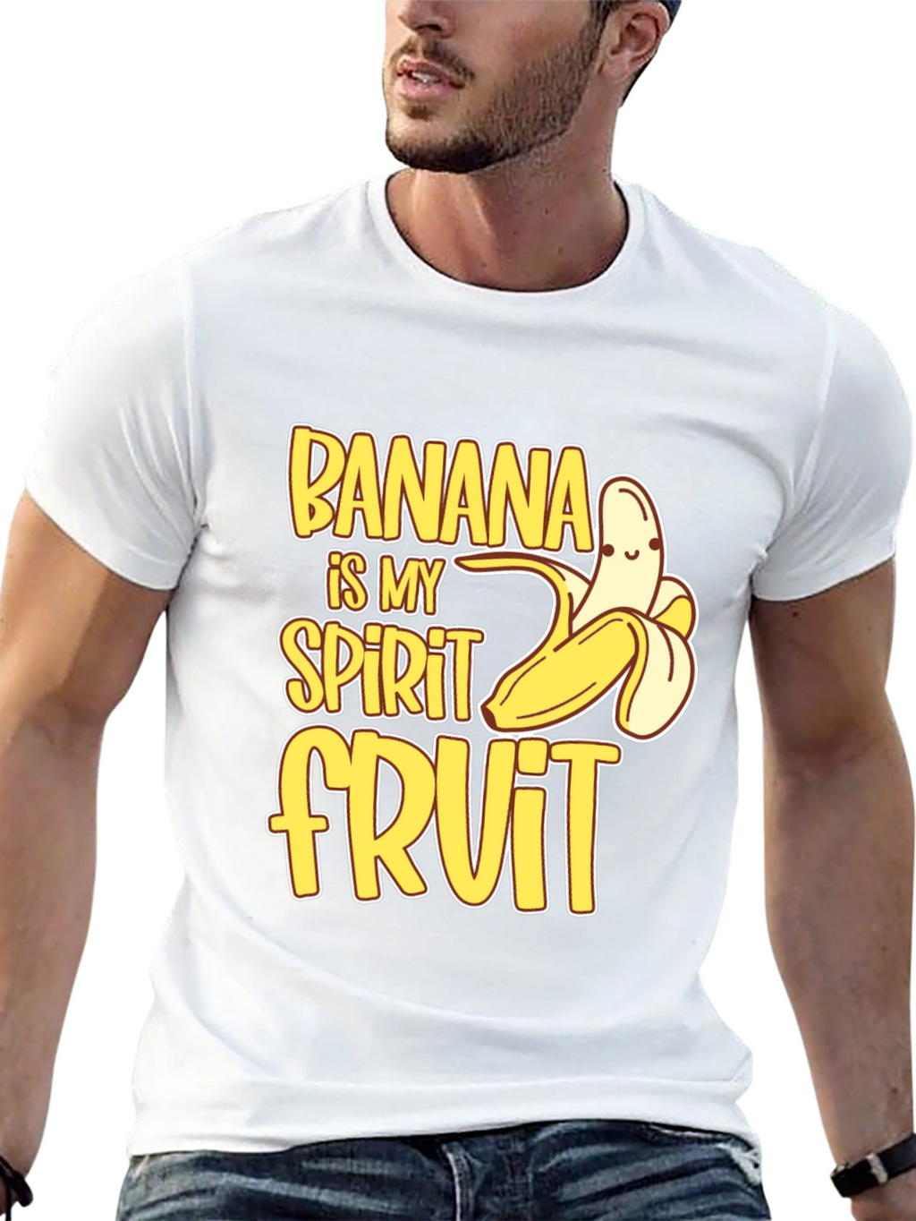 Banana Spirit Fruit T-Shirt Funny Graphic Tee