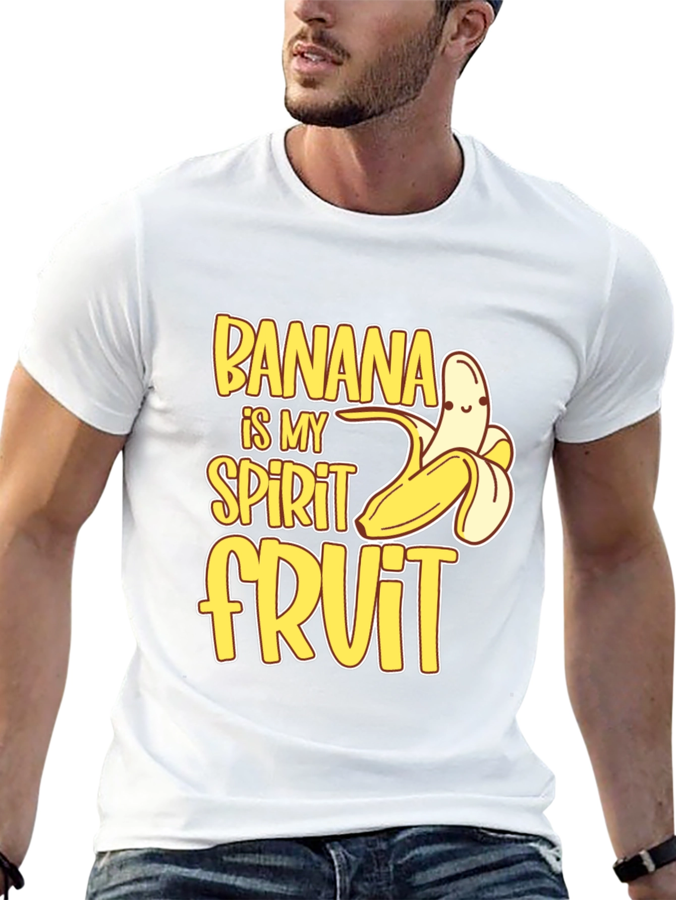 Banana Spirit Fruit T-Shirt Funny Graphic Tee
