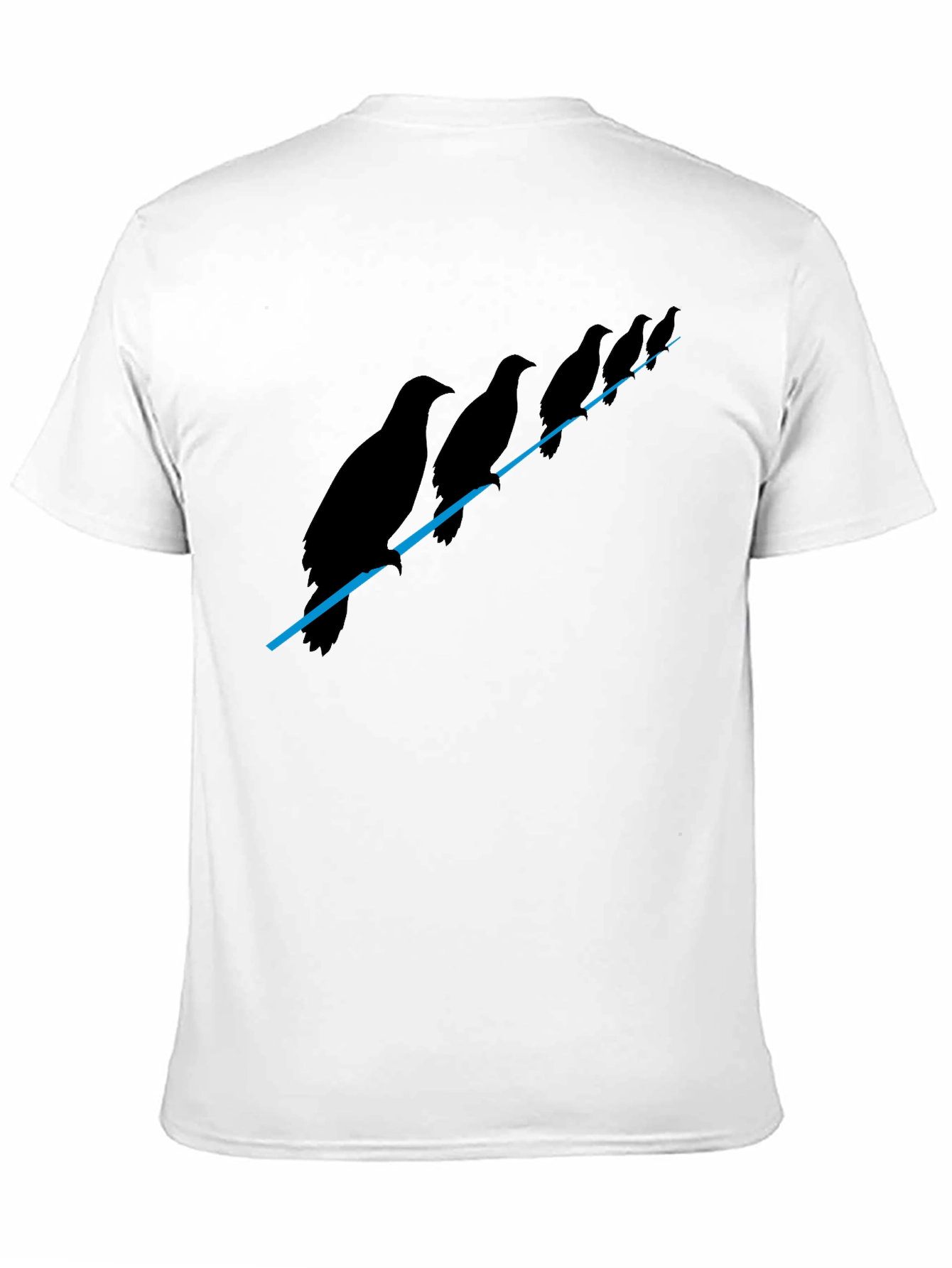 Birds on a Wire Graphic T-Shirt
