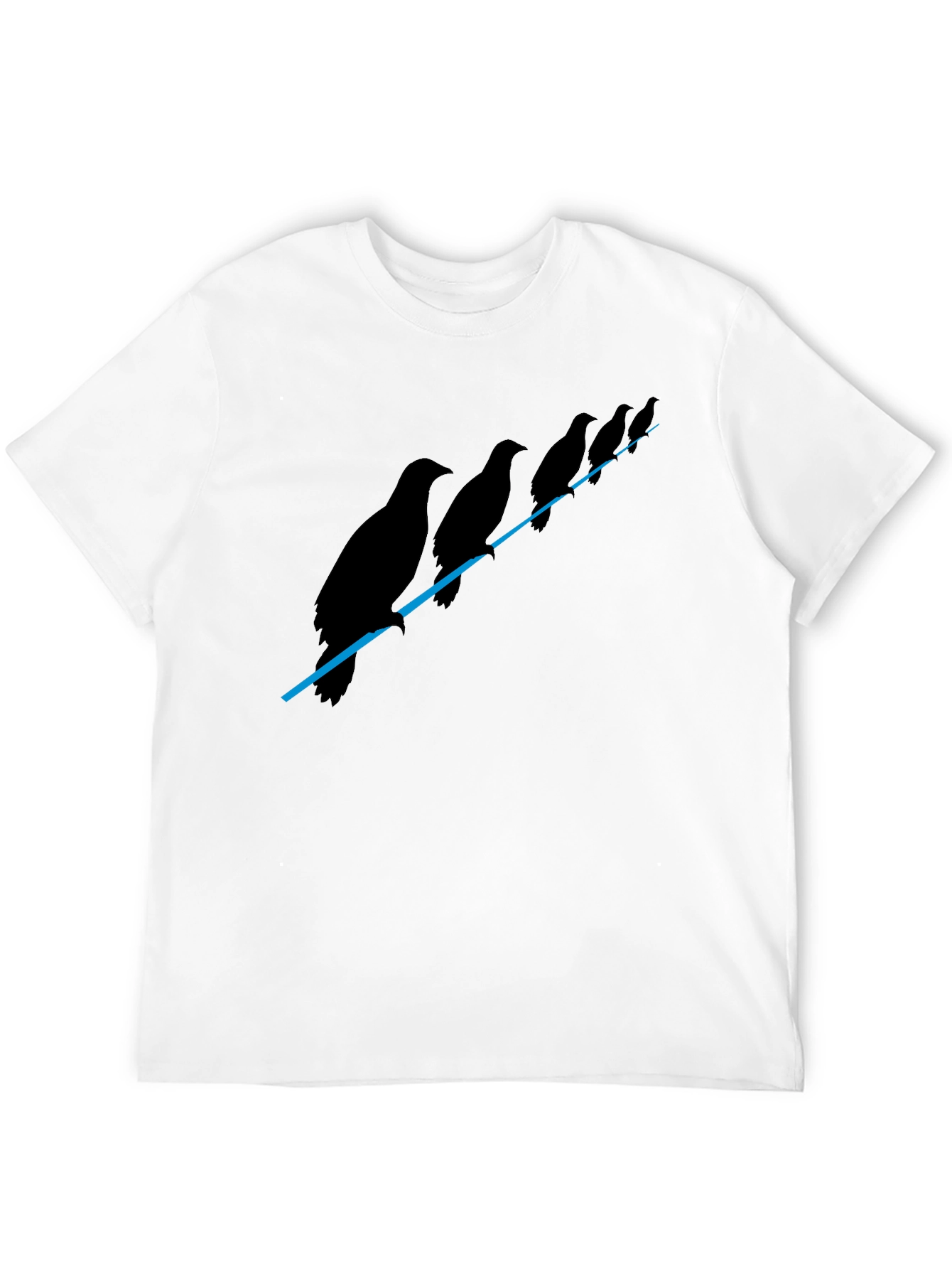Birds on a Wire Graphic T-Shirt