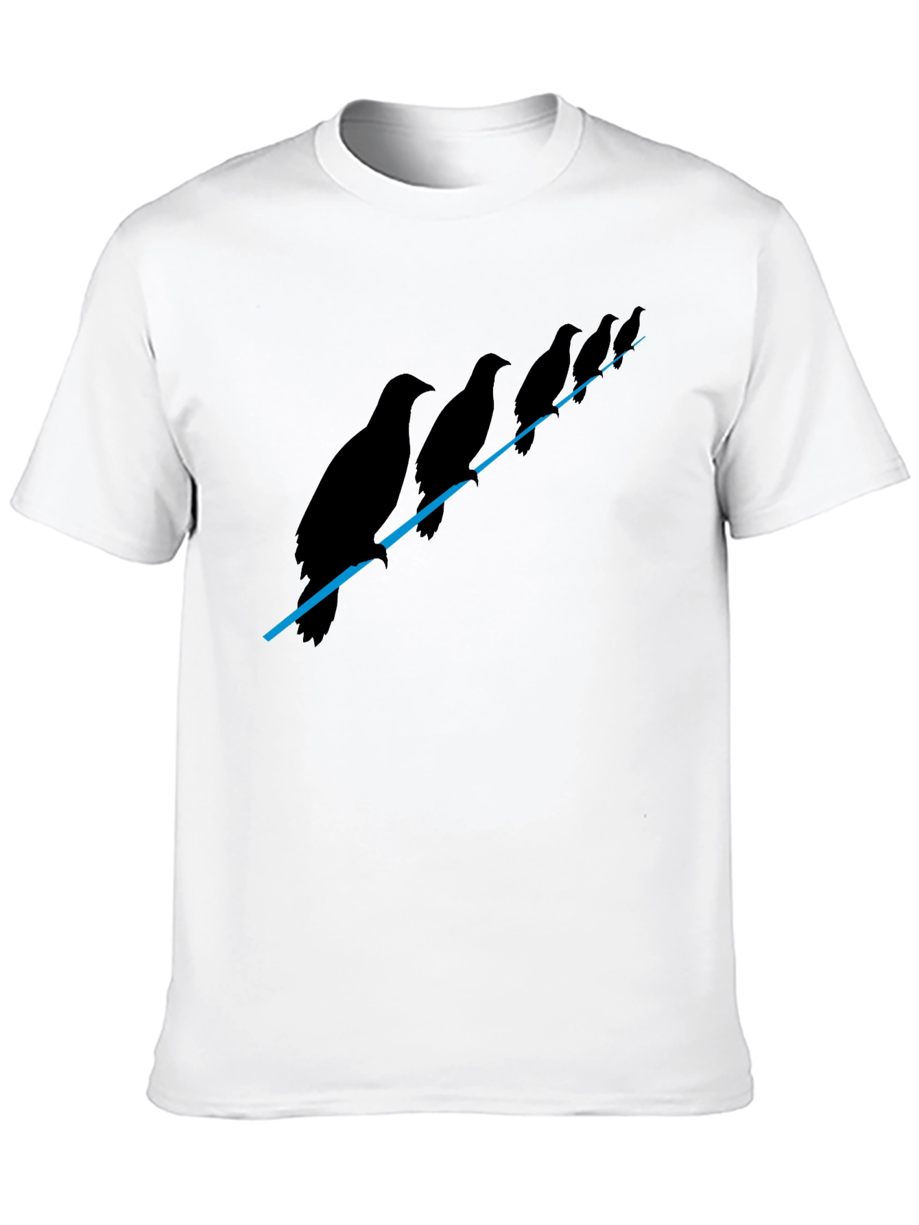 Birds on a Wire Graphic T-Shirt