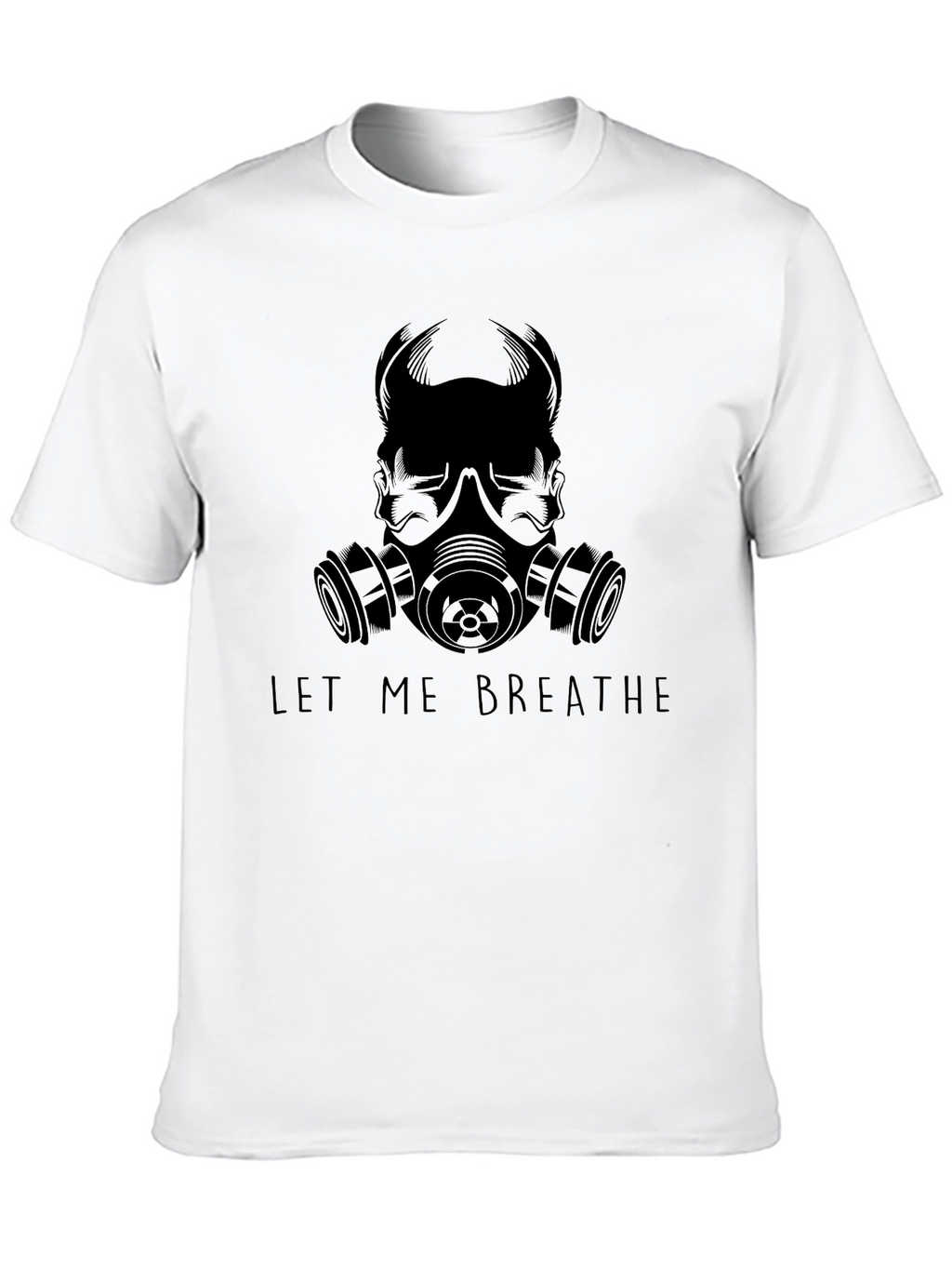 Let Me Breathe Graphic Tee - Black
