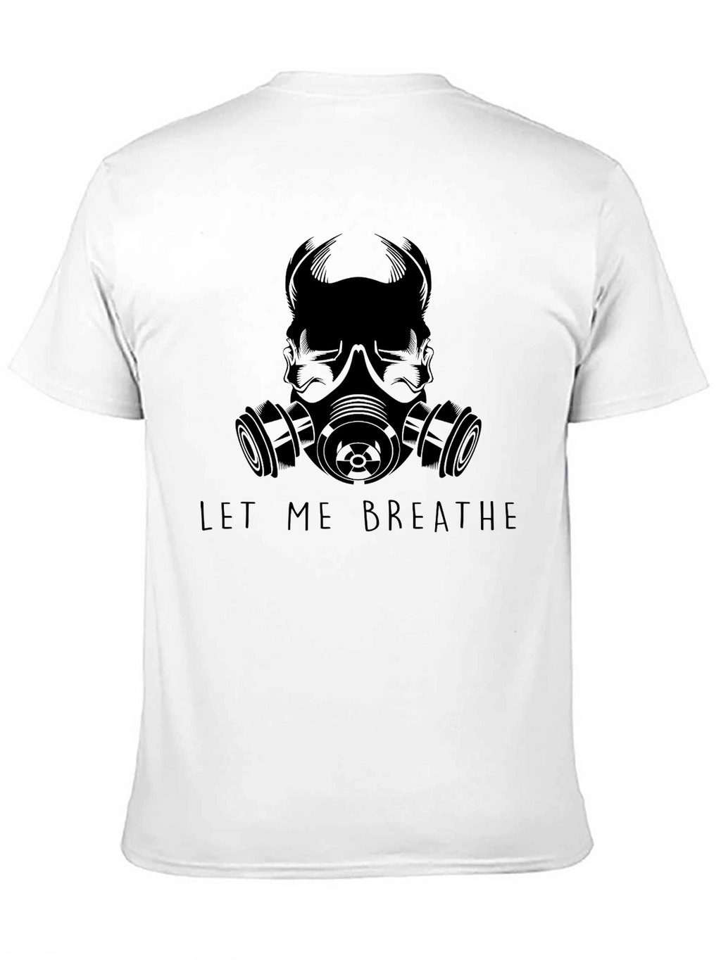 Let Me Breathe Graphic Tee - Black