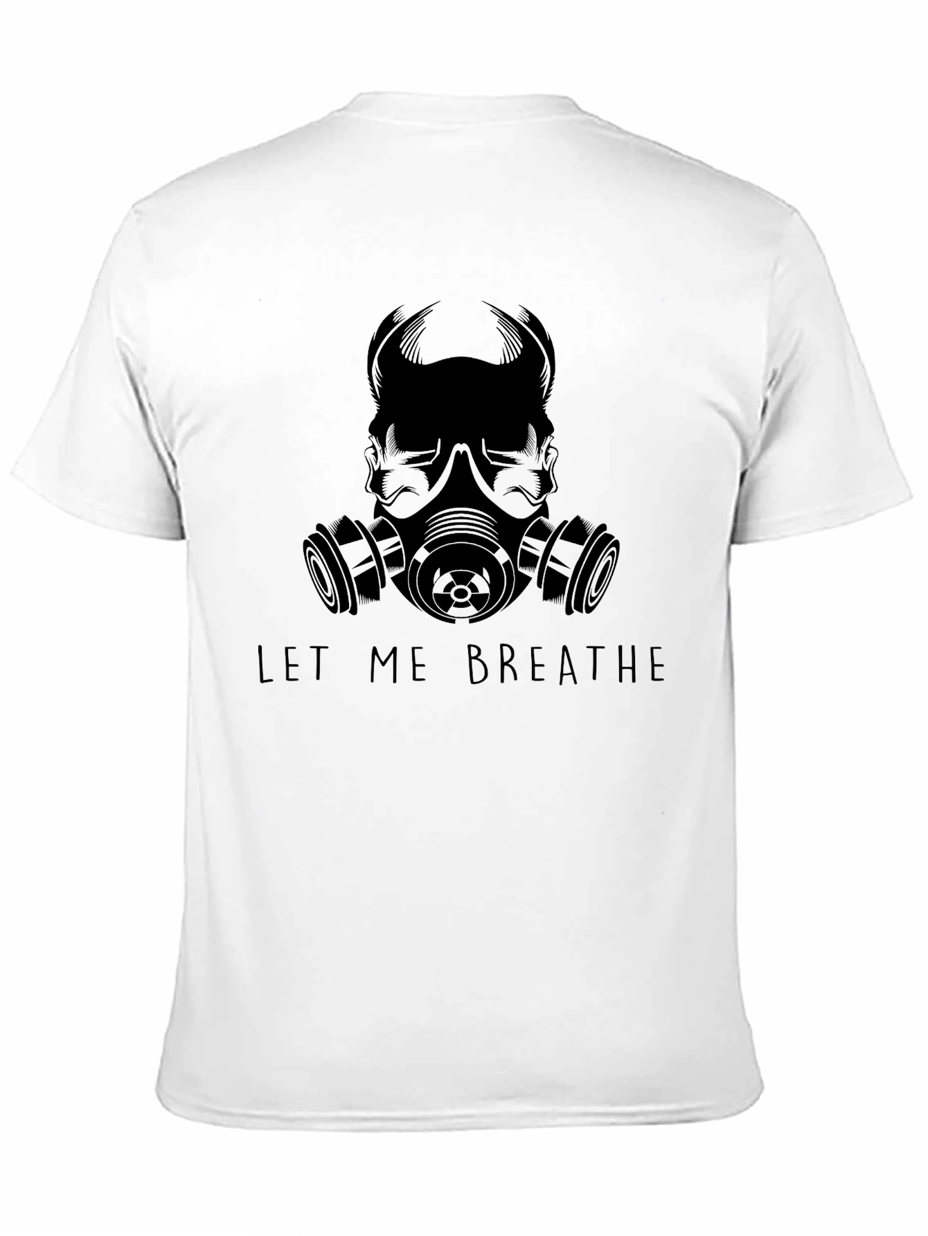 Let Me Breathe Graphic Tee - Black
