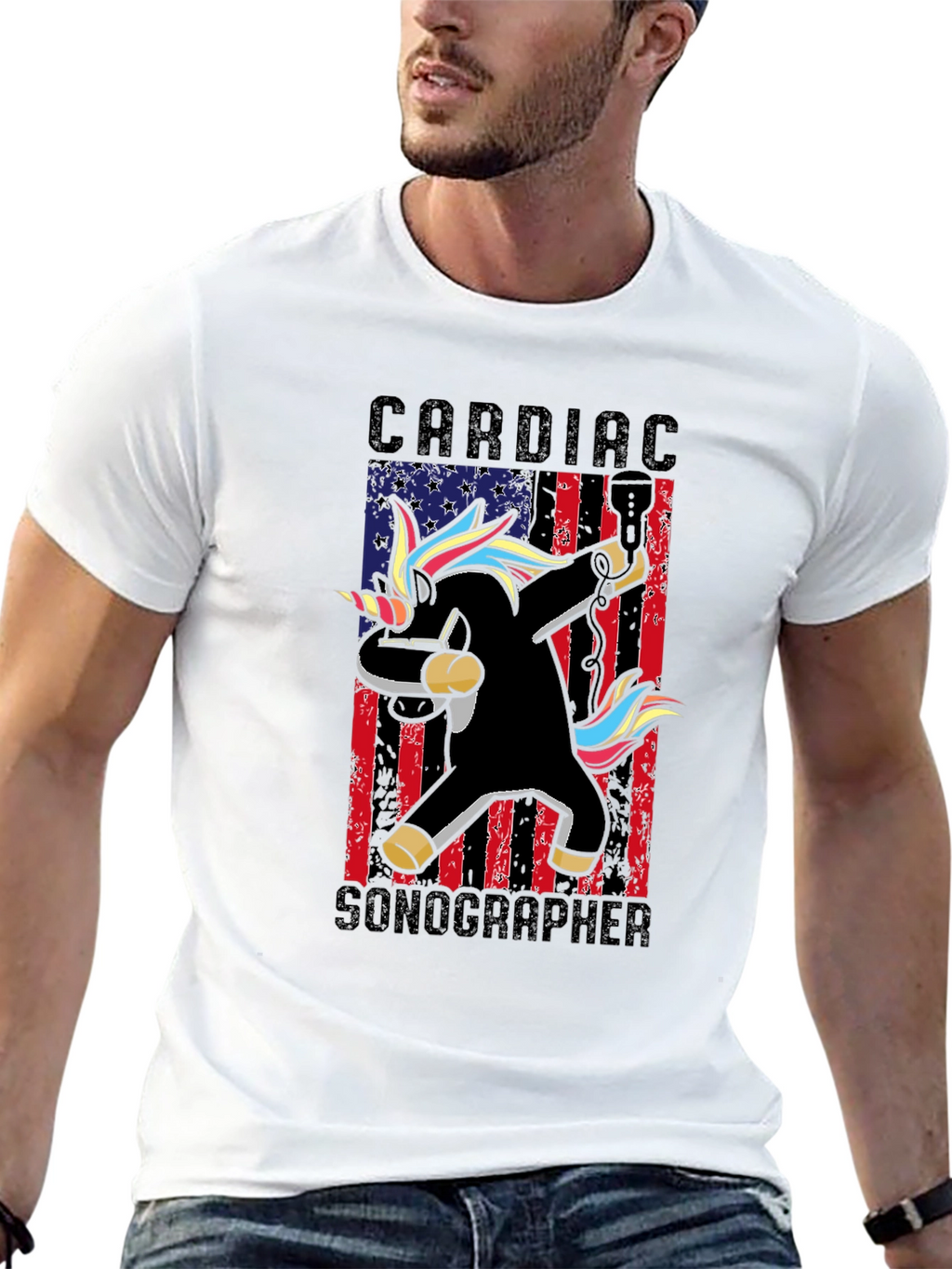 Cardiac Sonographer Unicorn T-Shirt