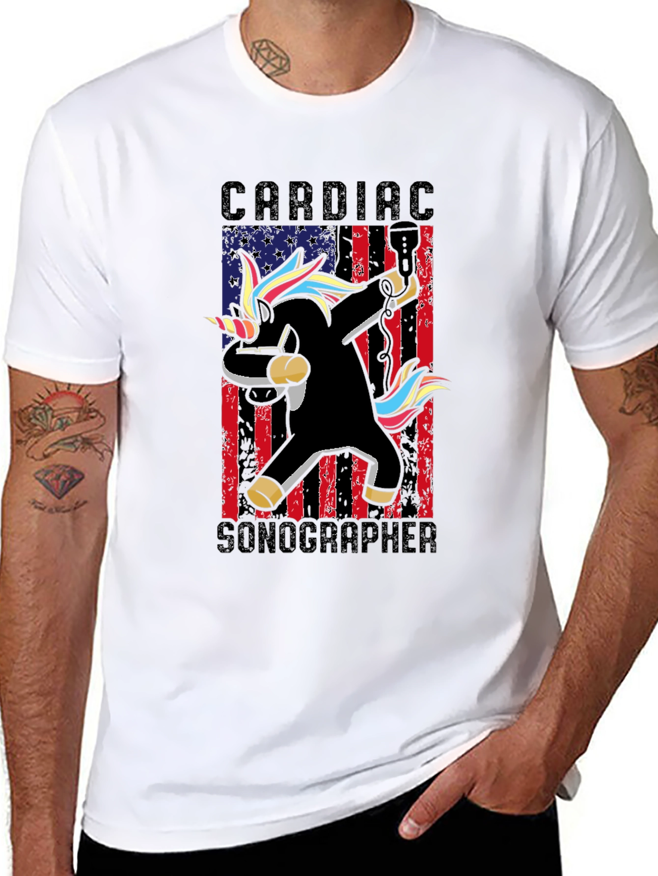 Cardiac Sonographer Unicorn T-Shirt