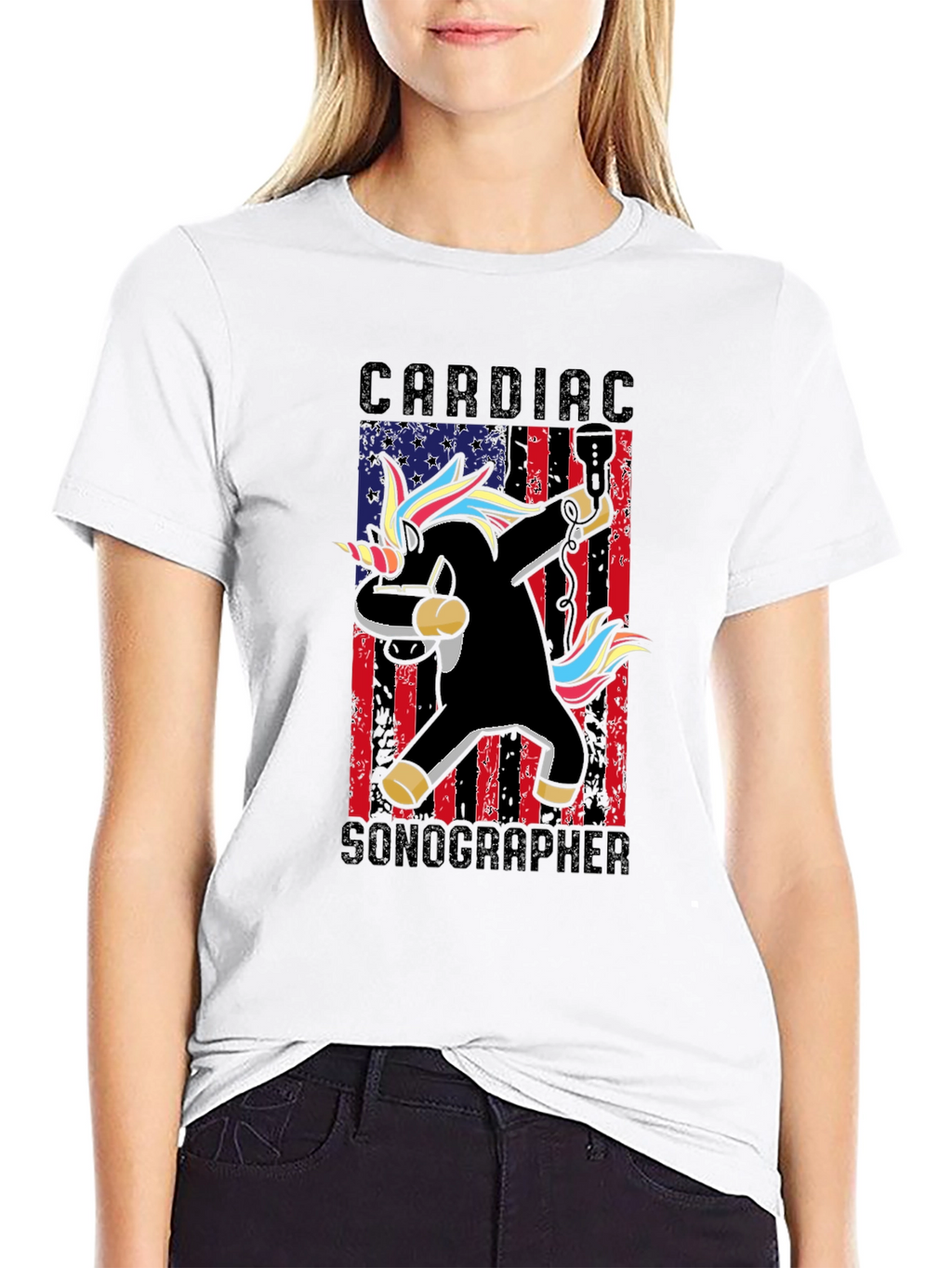 Cardiac Sonographer Unicorn T-Shirt