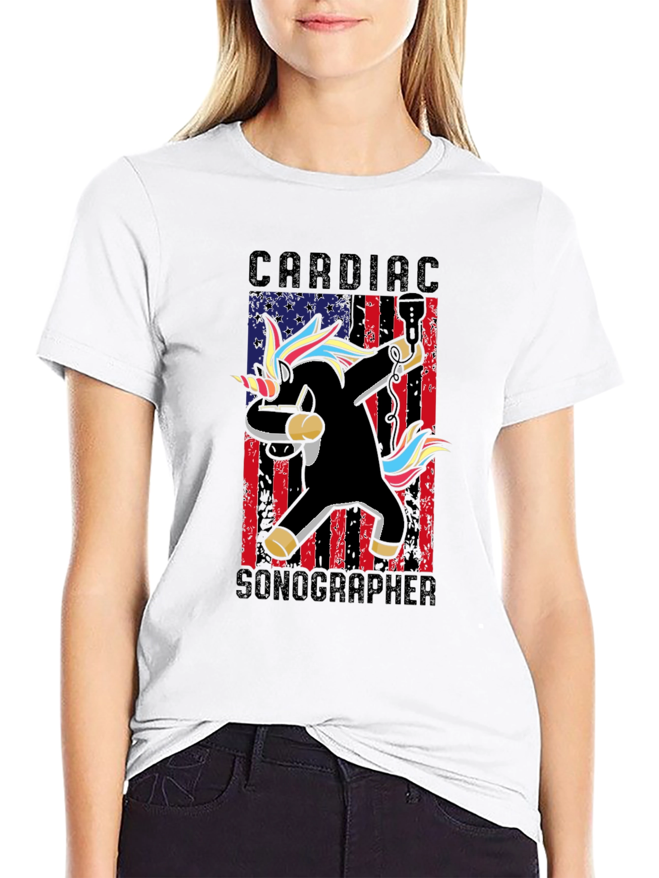 Cardiac Sonographer Unicorn T-Shirt