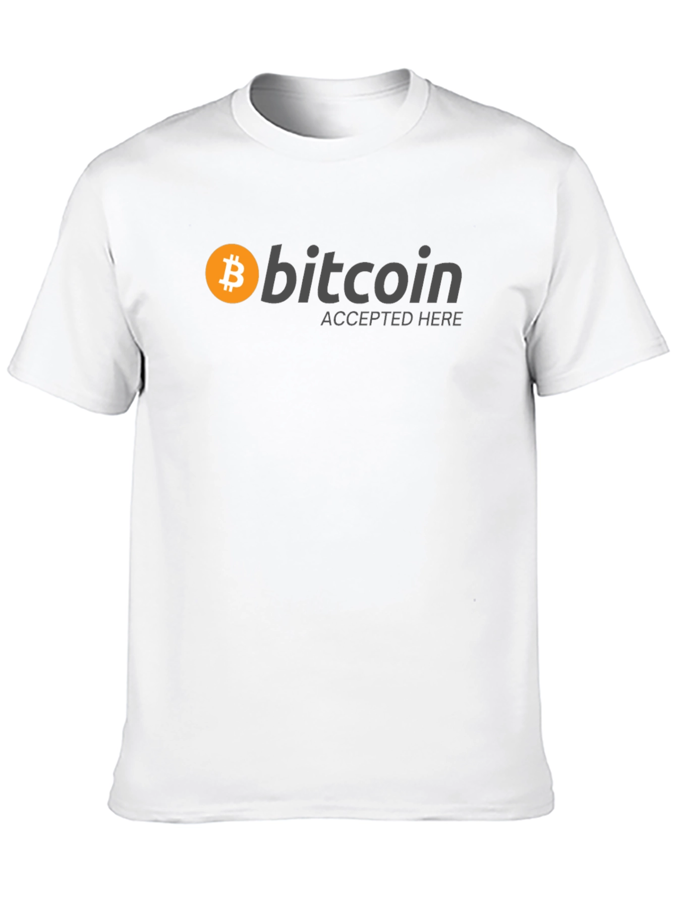 Bitcoin Accepted Here Black T-Shirt