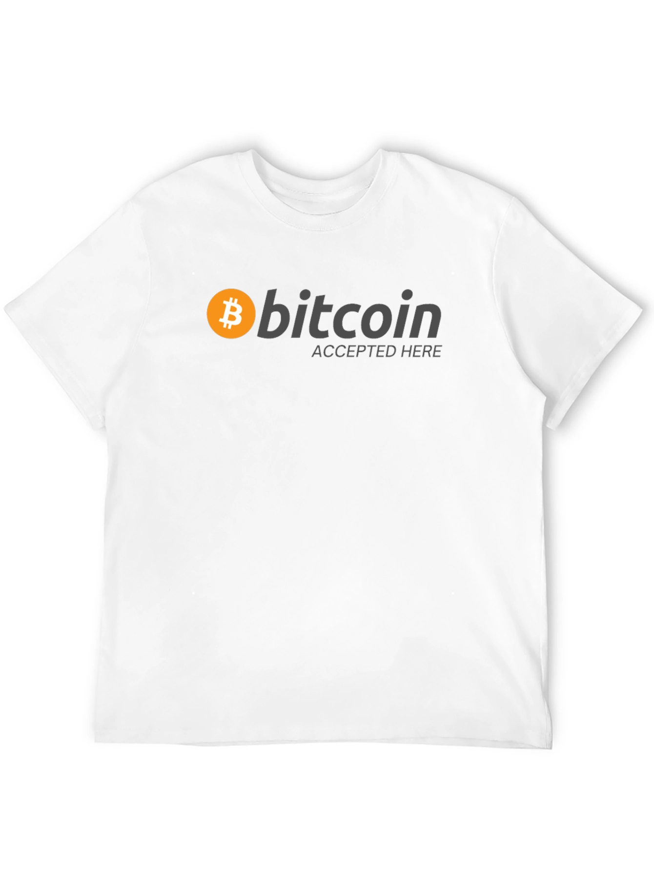 Bitcoin Accepted Here Black T-Shirt