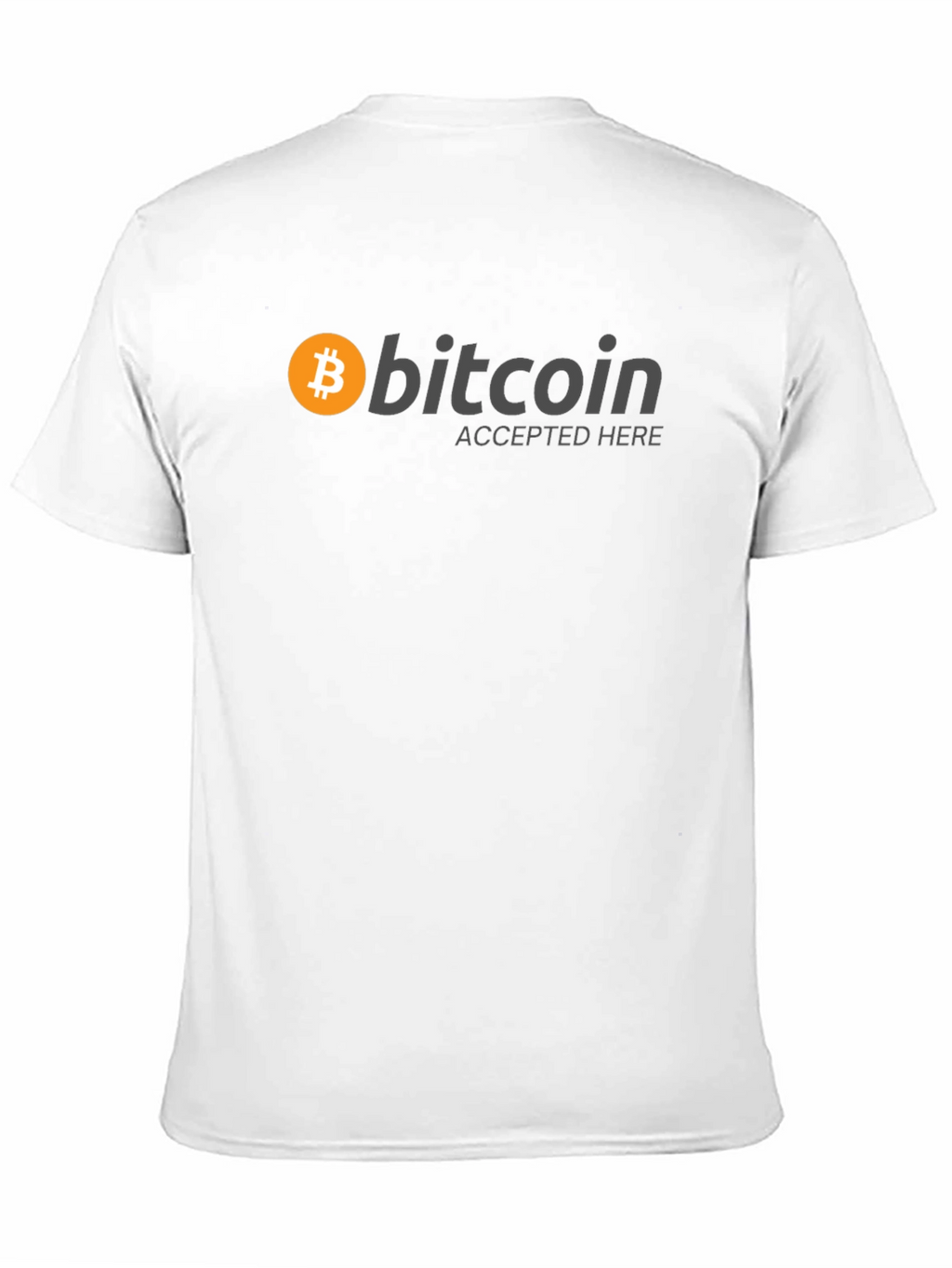 Bitcoin Accepted Here Black T-Shirt