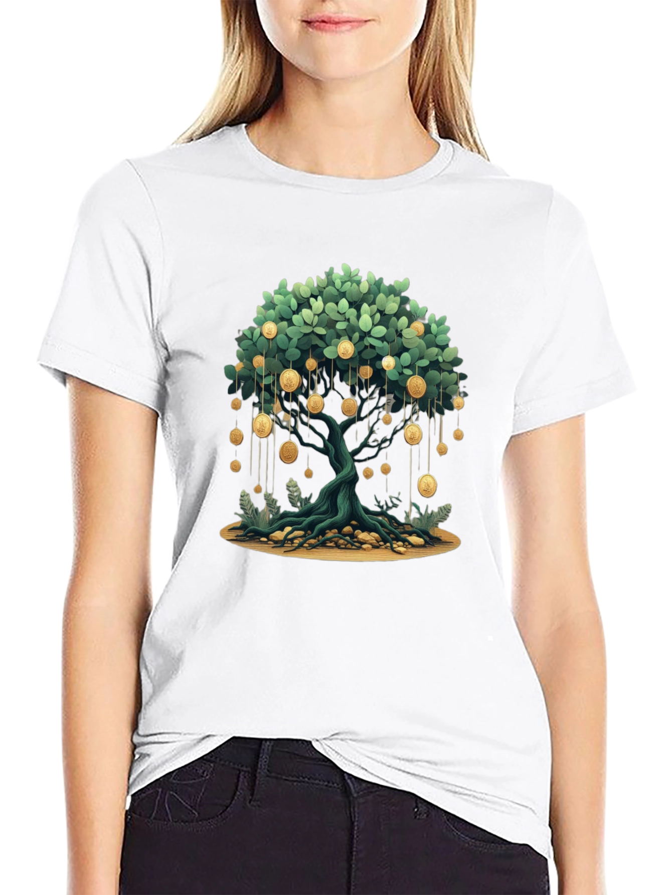 Money Tree Graphic Tee - Wealth & Growth