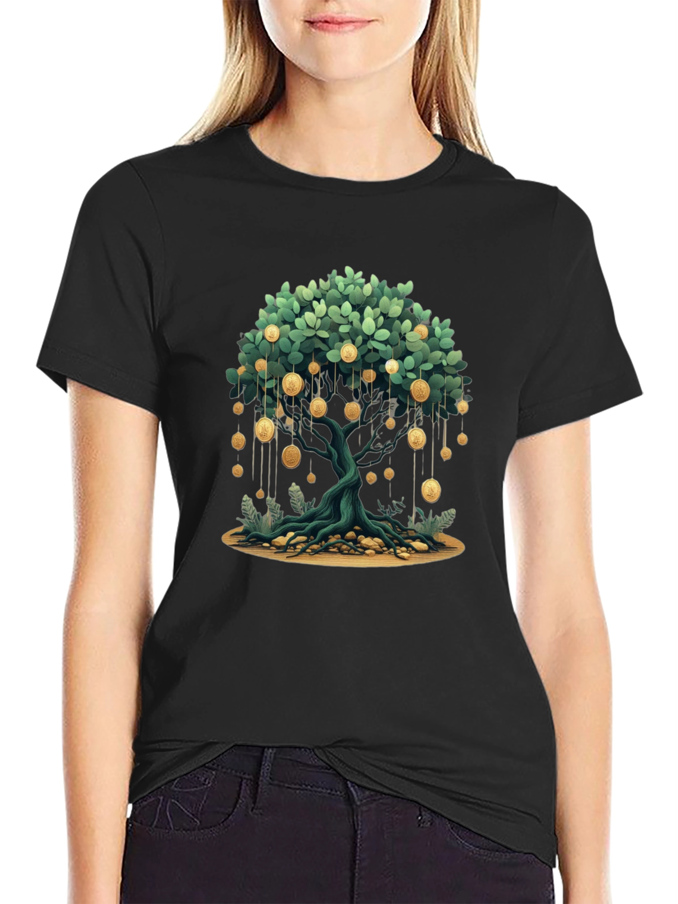 Money Tree Graphic Tee - Wealth & Growth