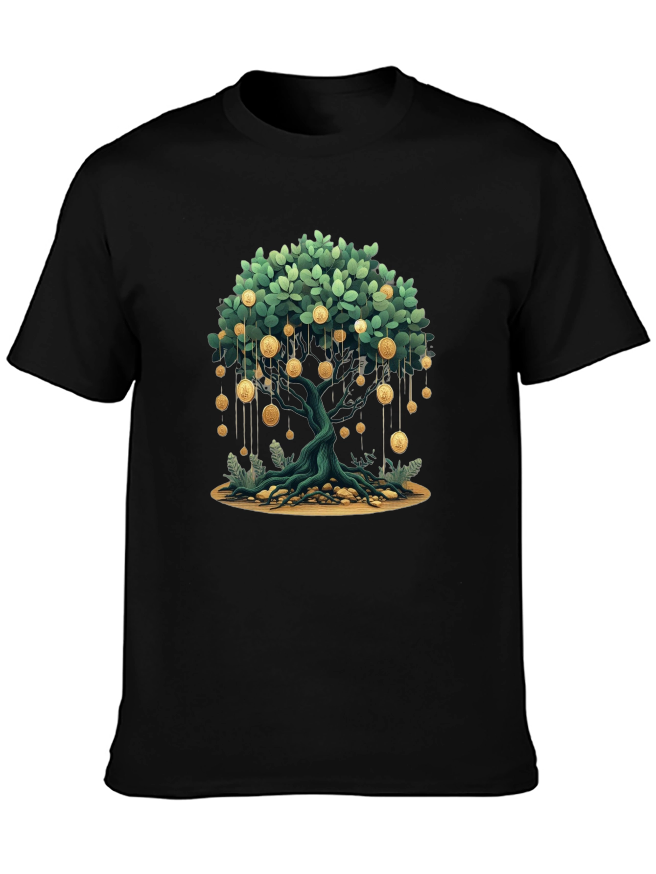 Money Tree Graphic Tee - Wealth & Growth