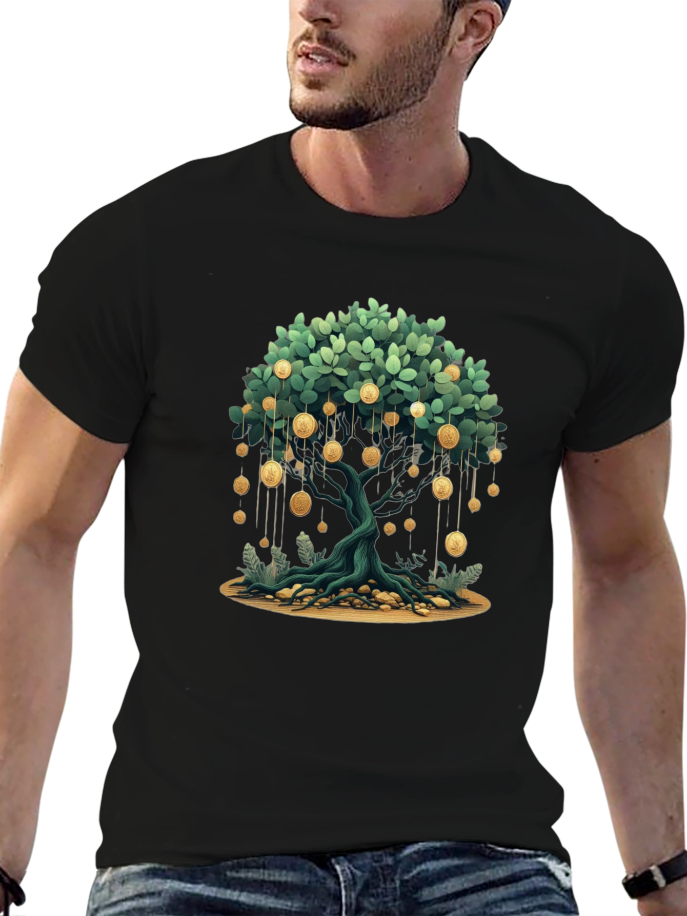 Money Tree Graphic Tee - Wealth & Growth