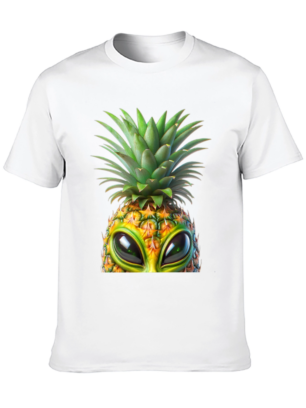 Alien Pineapple Graphic T-Shirt