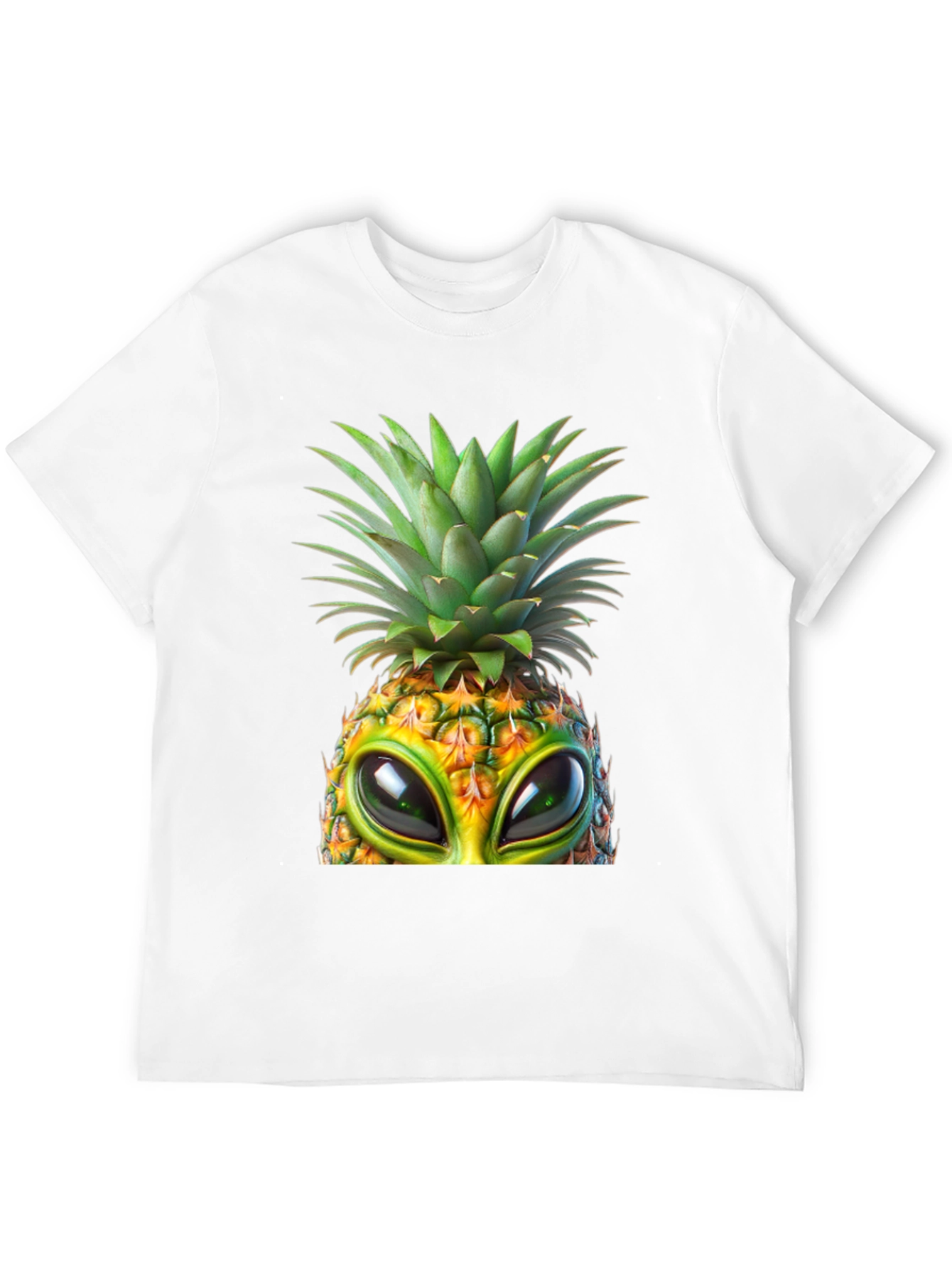 Alien Pineapple Graphic T-Shirt
