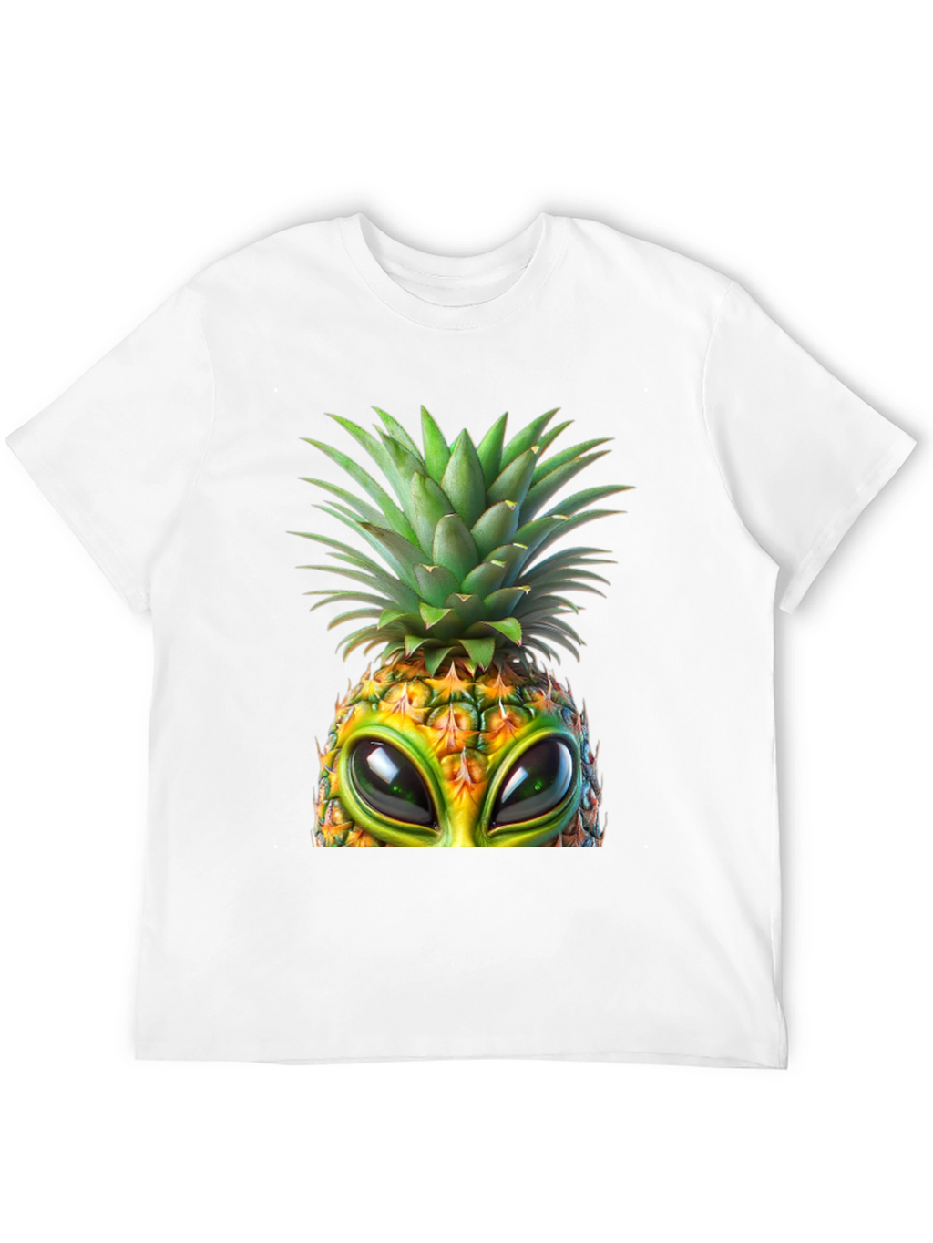 Alien Pineapple Graphic T-Shirt