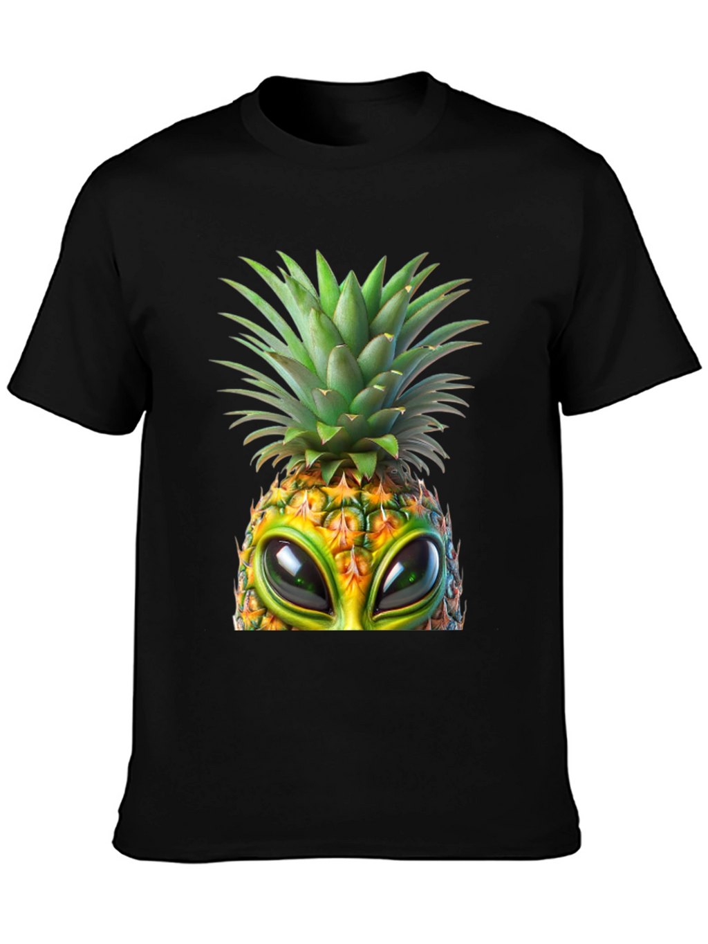 Alien Pineapple Graphic T-Shirt
